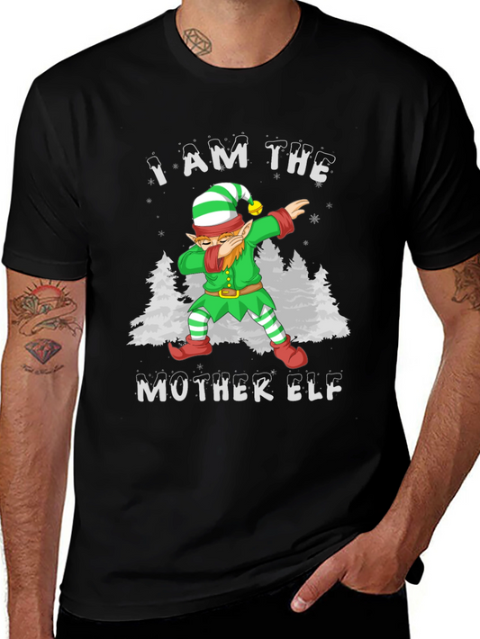 I am the Mother Elf Dabbing Graphic T-Shirt