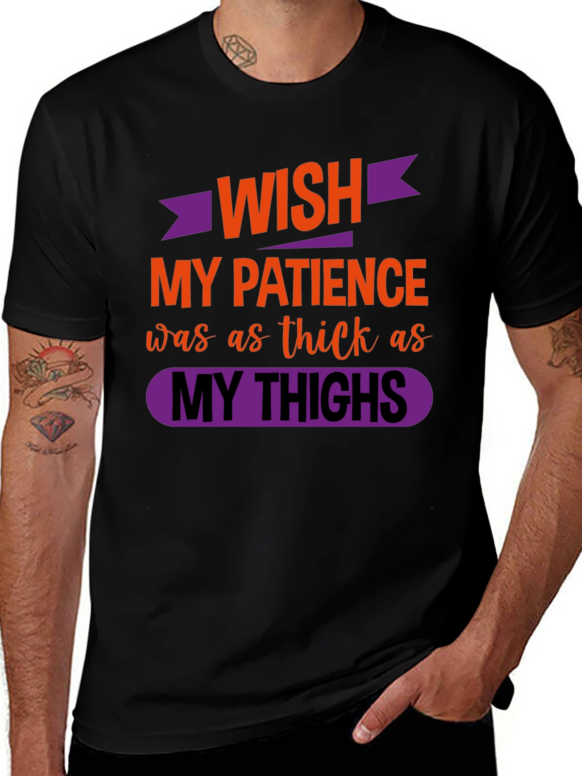 Funny Womens Graphic T-Shirt - Thick Thighs