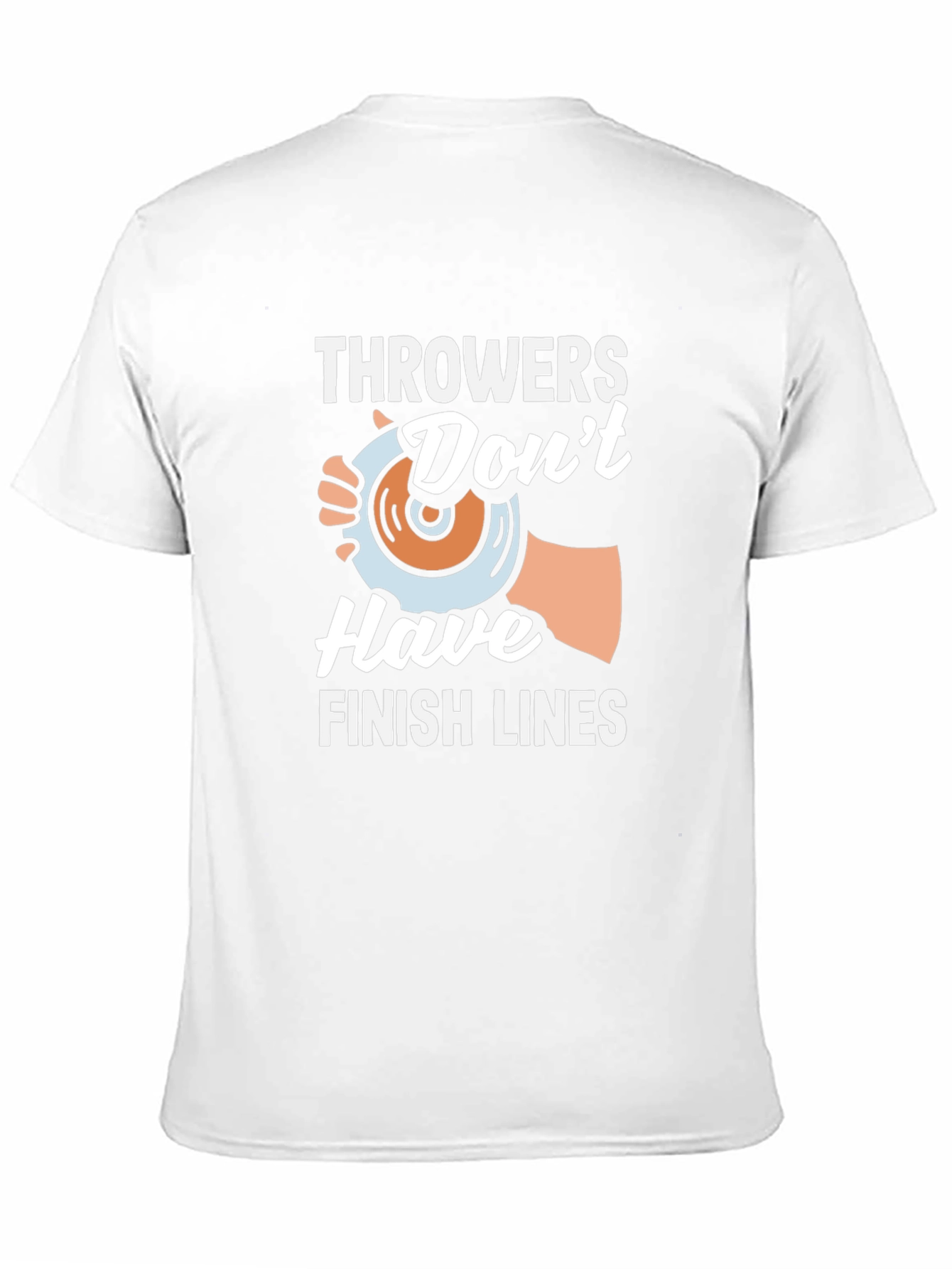 Throwers Dont Have Finish Lines Black T-Shirt