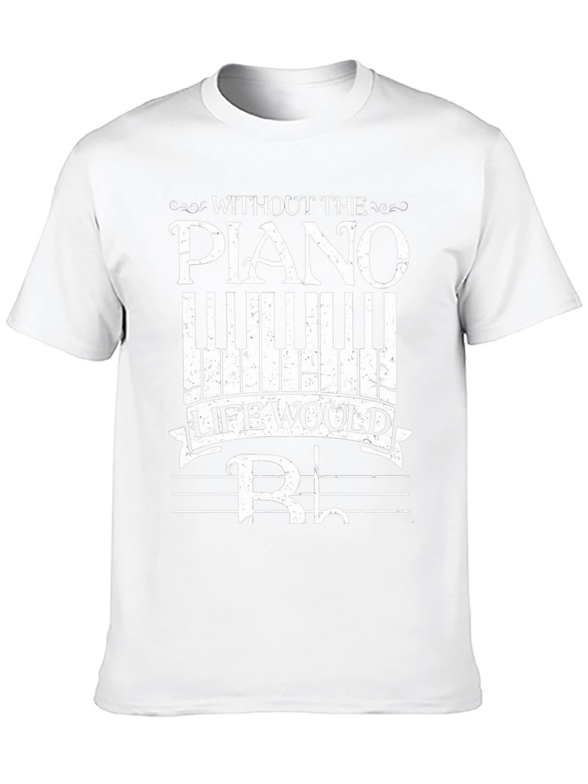 Piano Music T-Shirt - Without the Piano