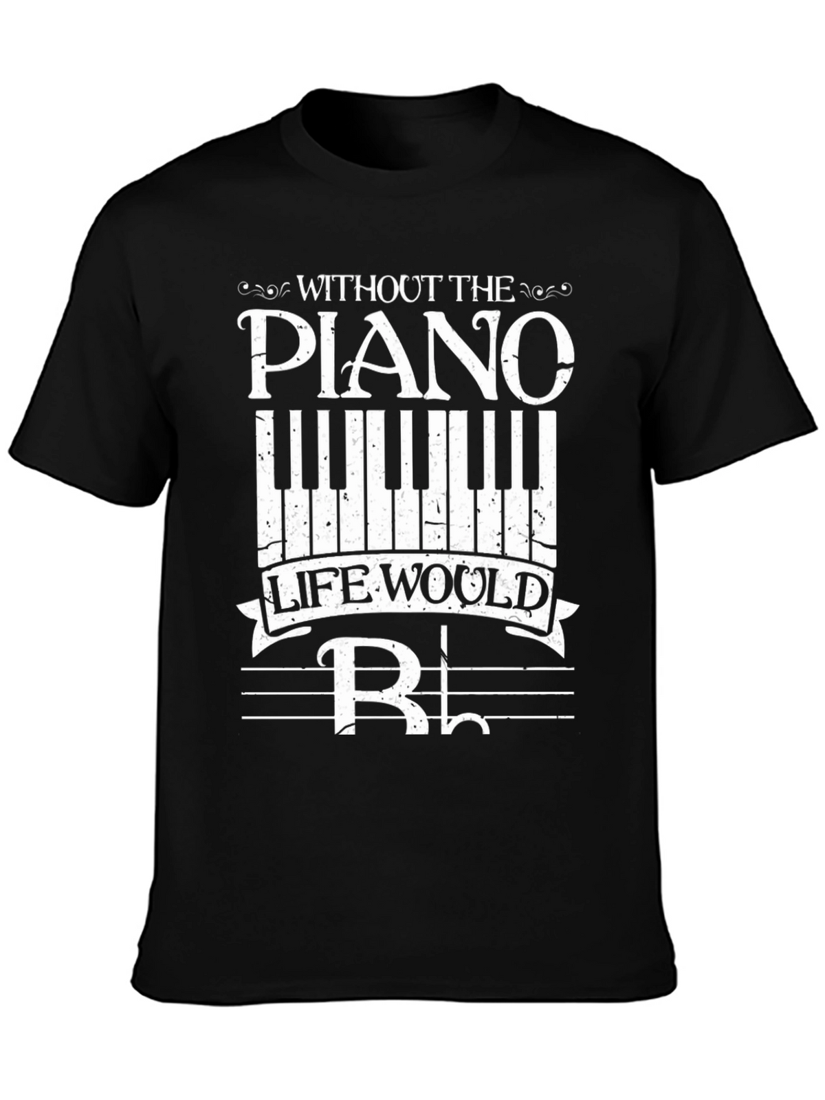 Piano Music T-Shirt - Without the Piano