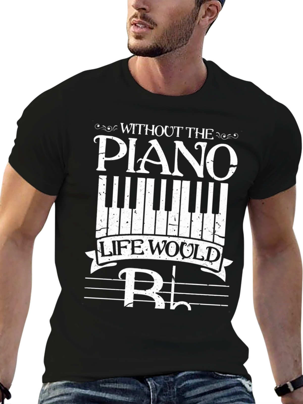 Piano Music T-Shirt - Without the Piano