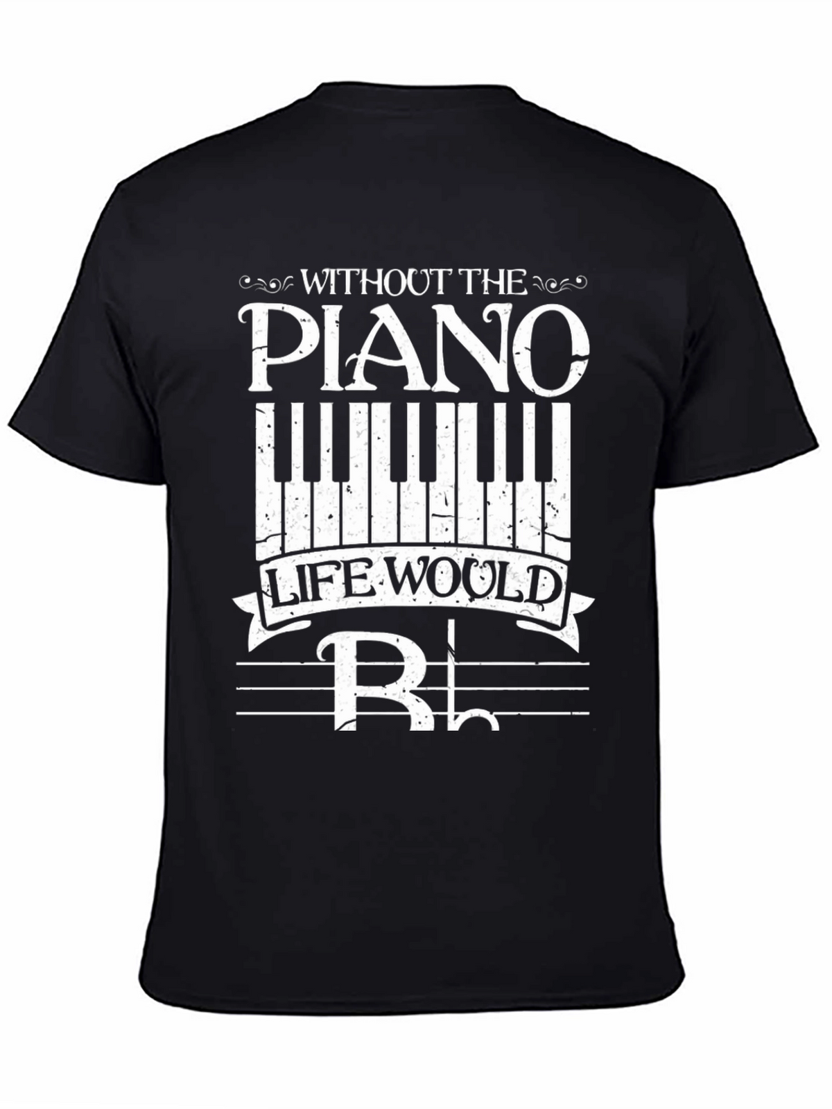 Piano Music T-Shirt - Without the Piano