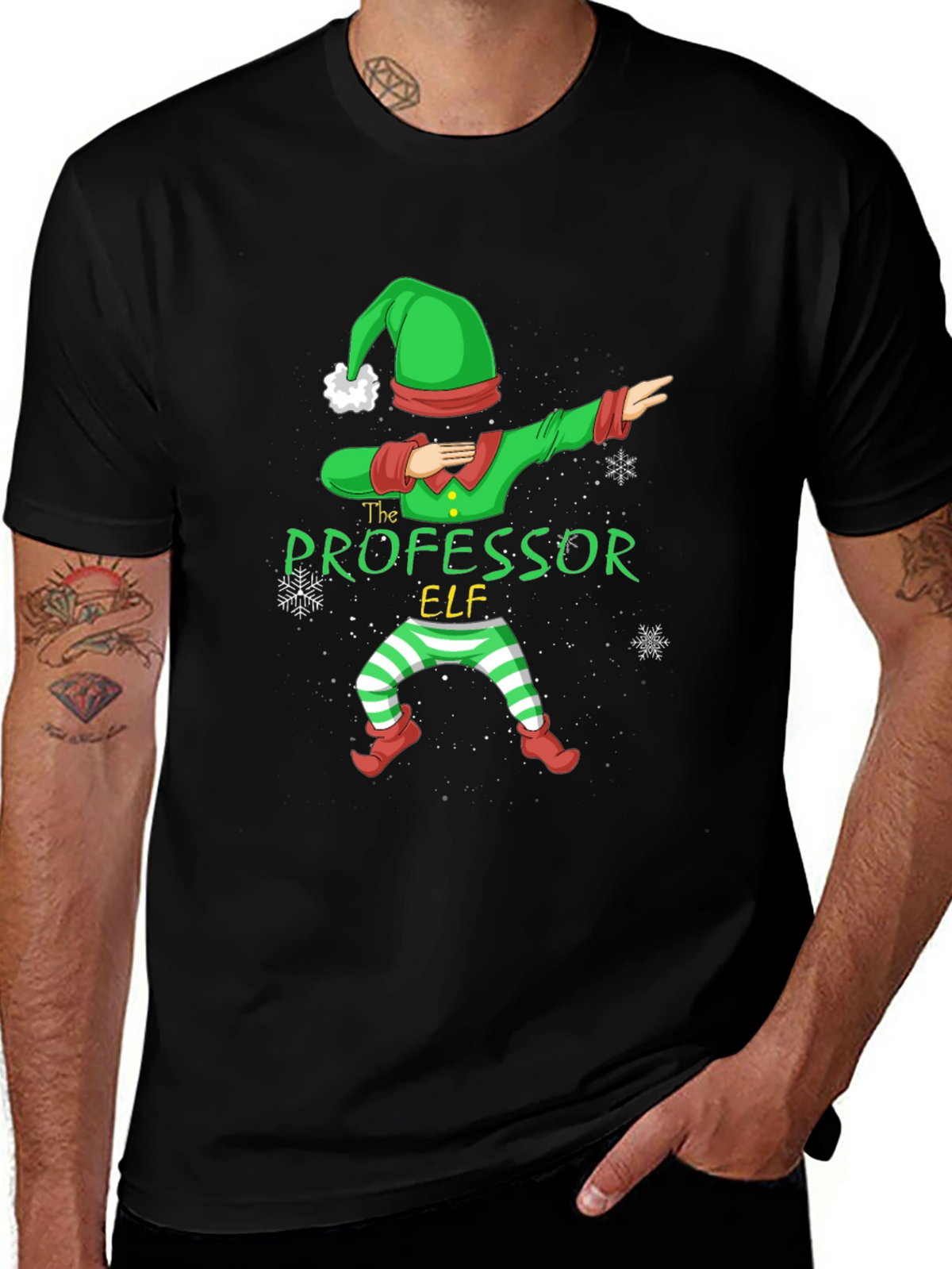 The Professor Elf Christmas T-Shirt