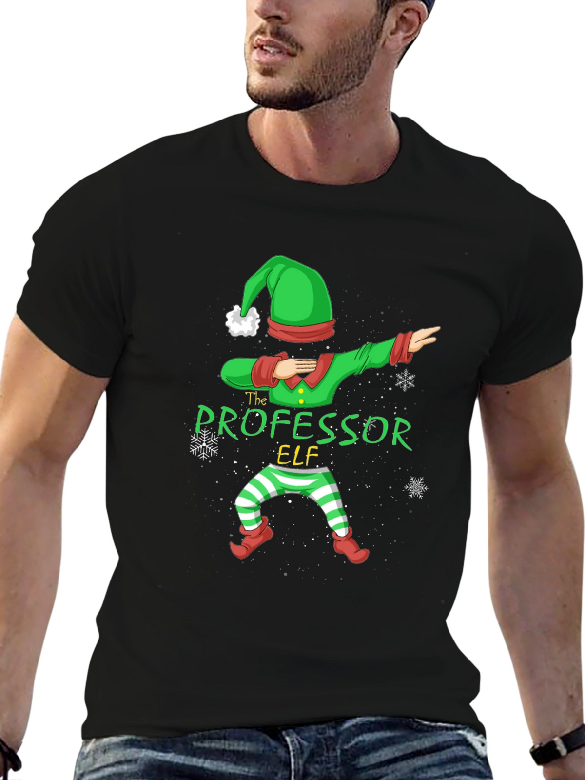 The Professor Elf Christmas T-Shirt