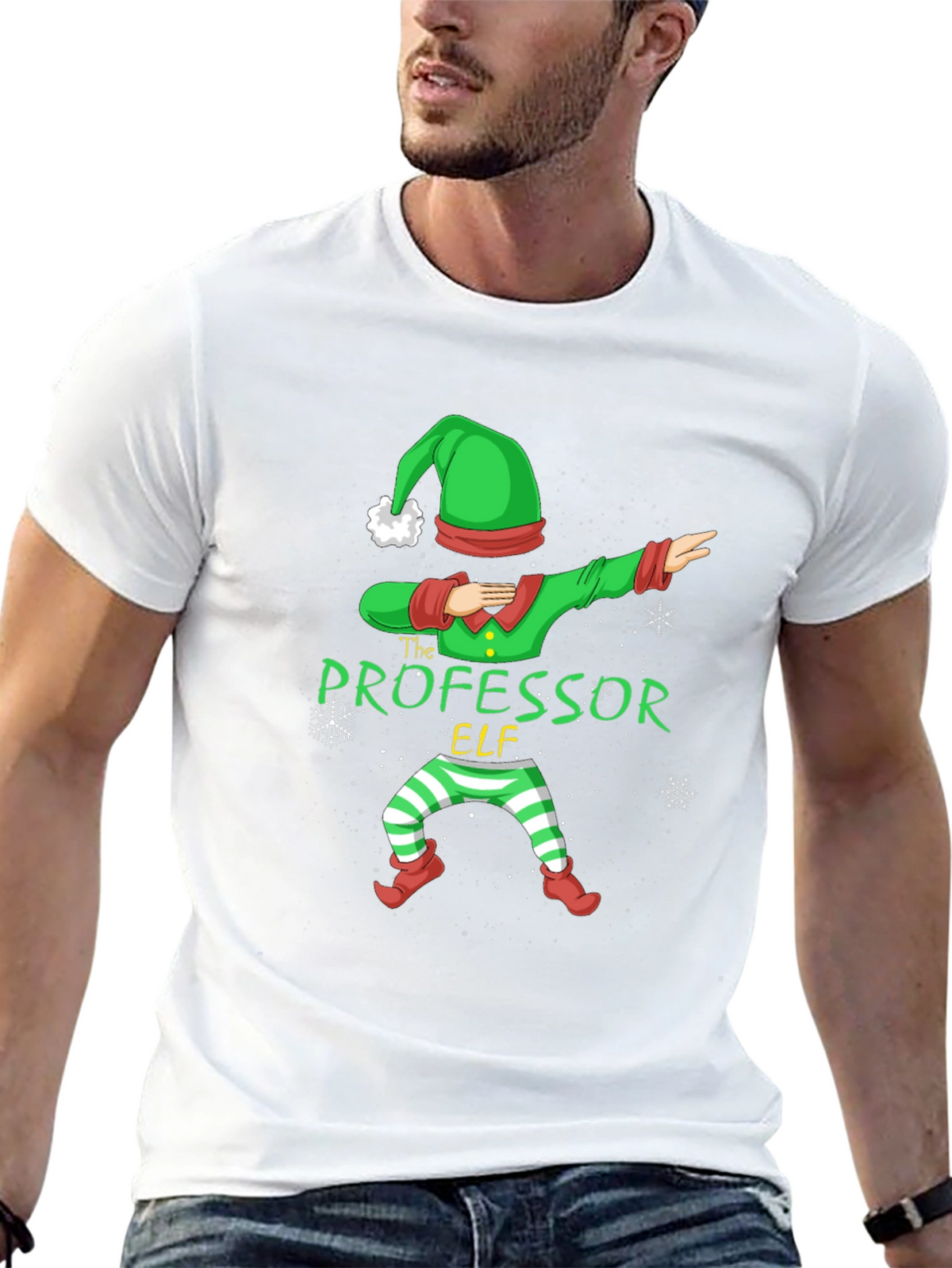 The Professor Elf Christmas T-Shirt
