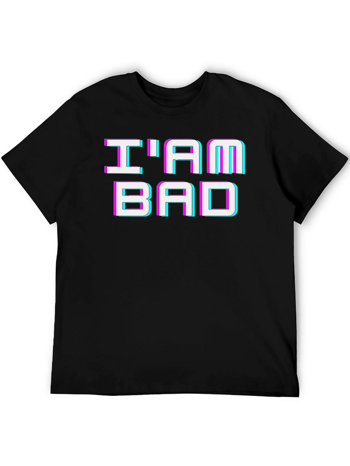 Im Bad 3D Glitch T-Shirt