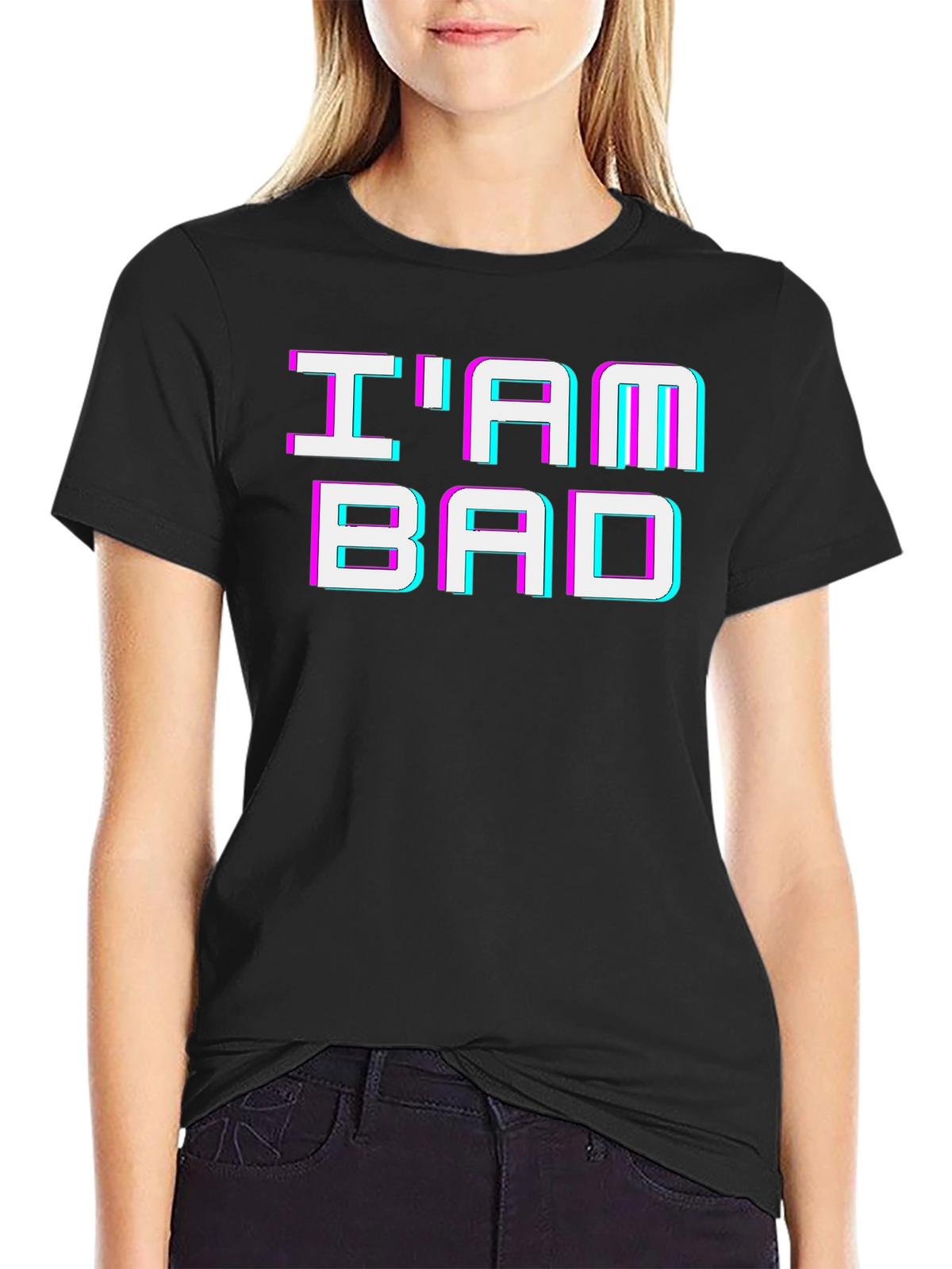 Im Bad 3D Glitch T-Shirt