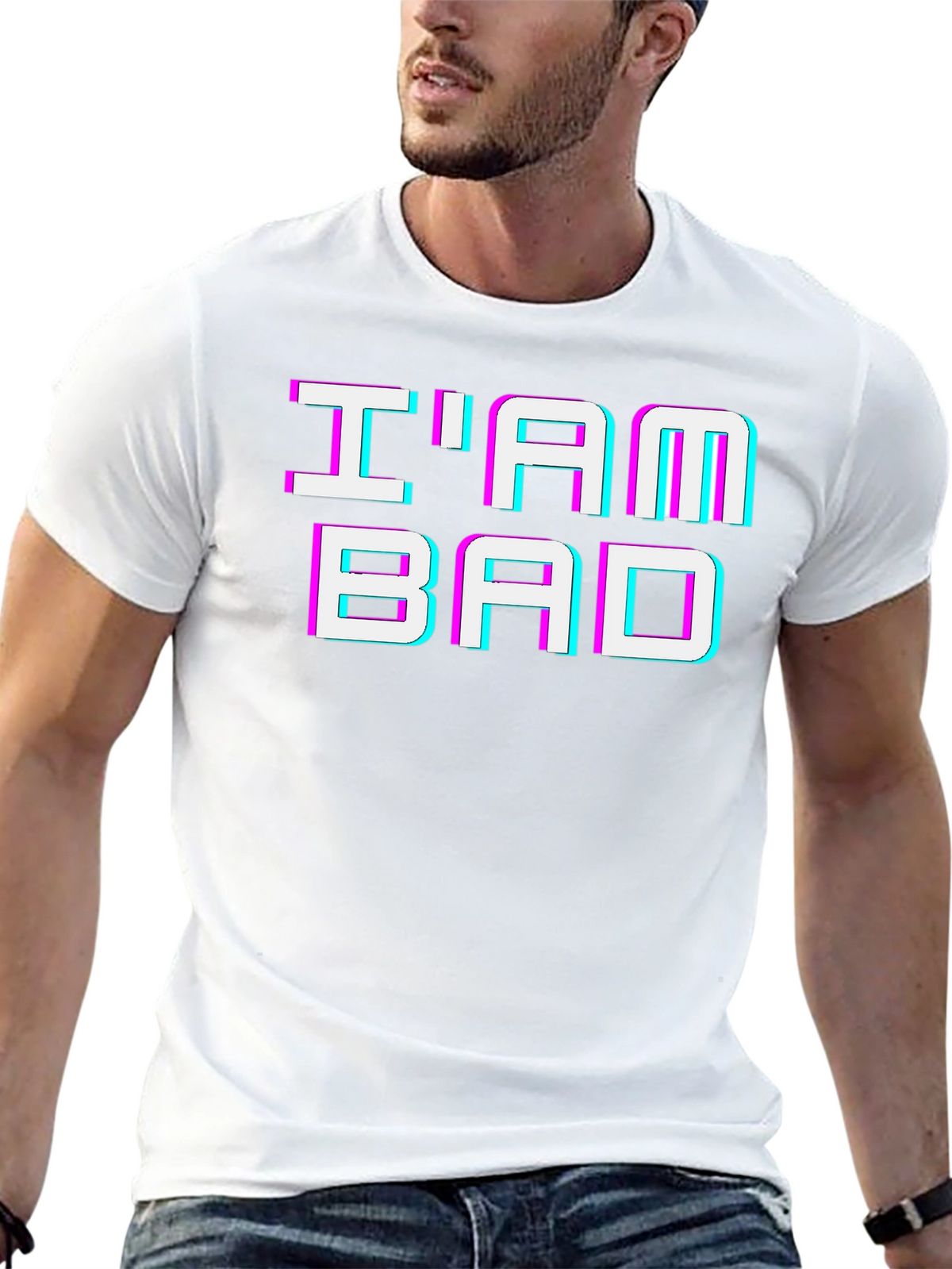 Im Bad 3D Glitch T-Shirt