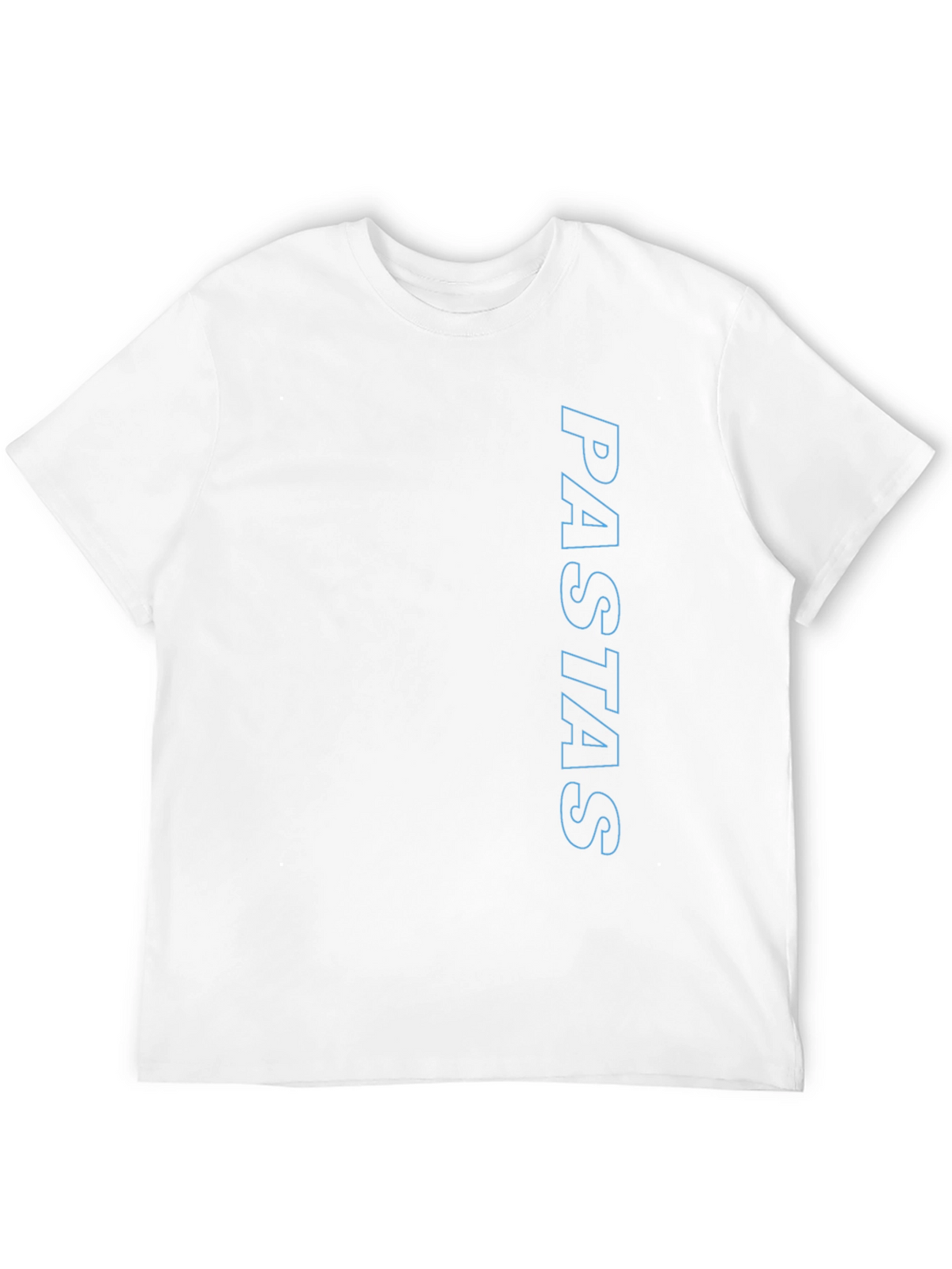 PASTAS Graphic Tee - Trendy Vertical Design