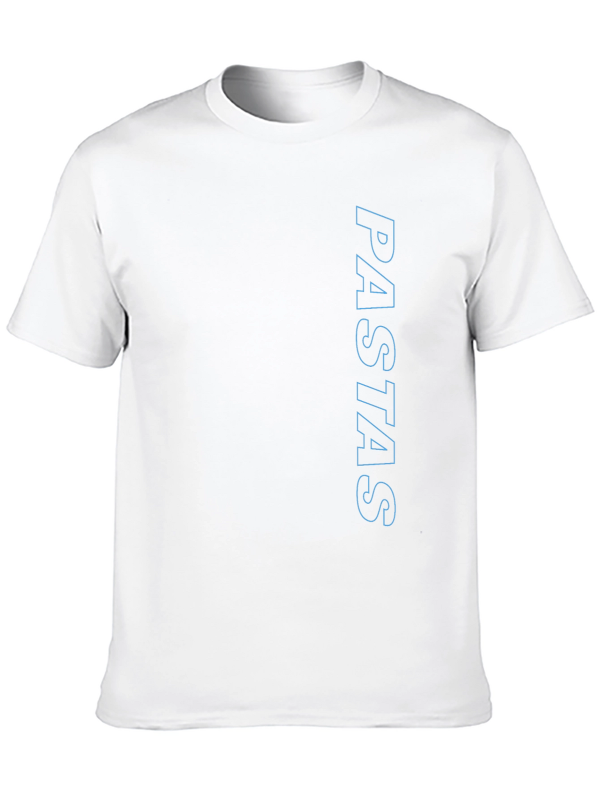 PASTAS Graphic Tee - Trendy Vertical Design