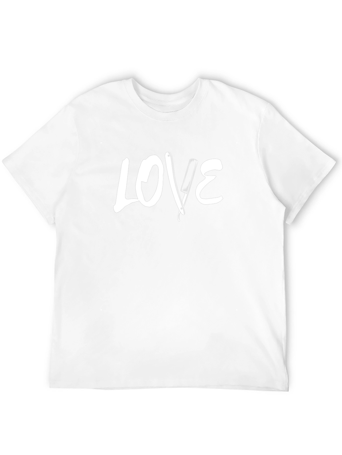 LOVE Barber Tee - Stylish Black Graphic T-Shirt