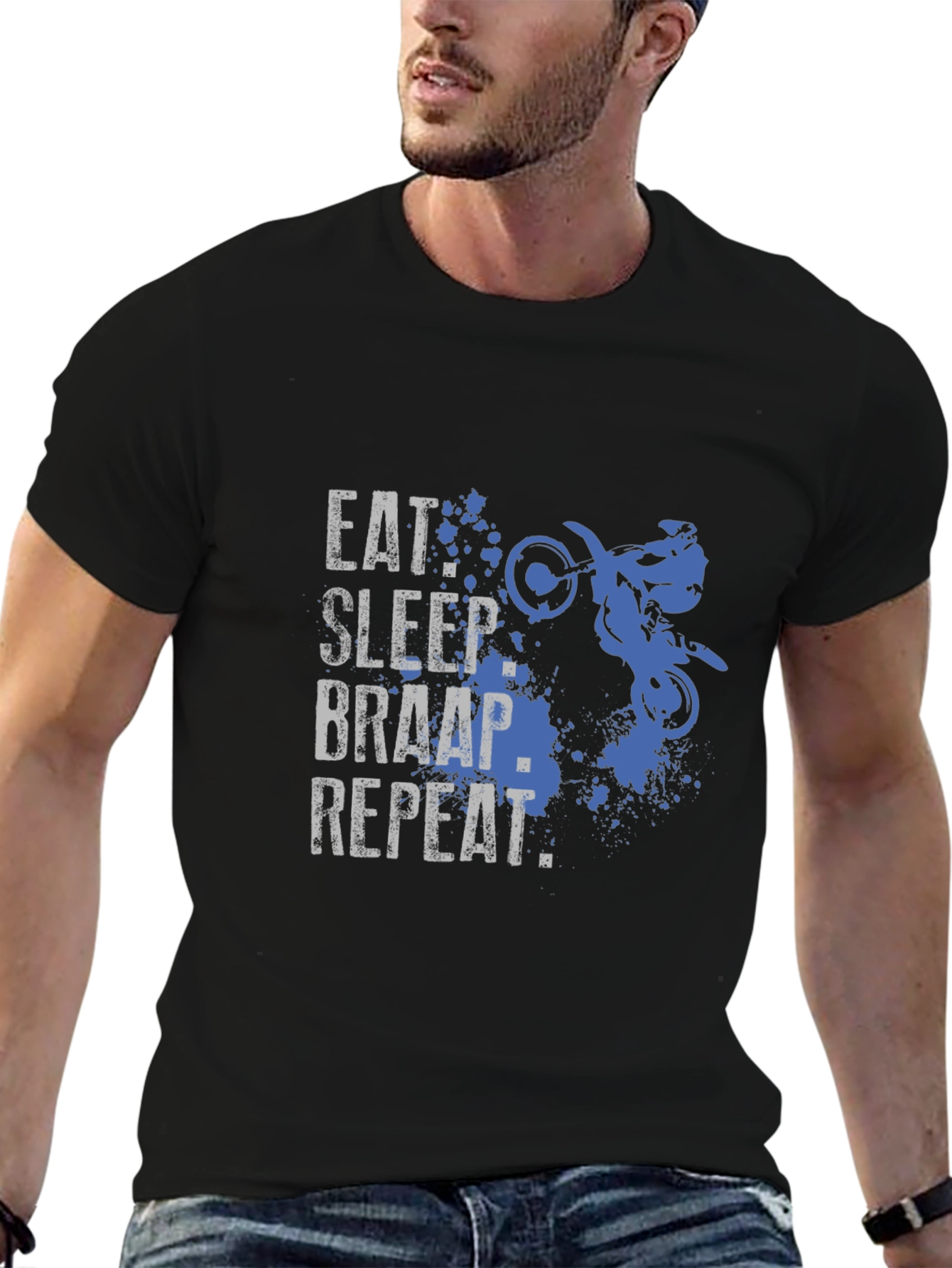 Eat Sleep Braap Repeat T-Shirt