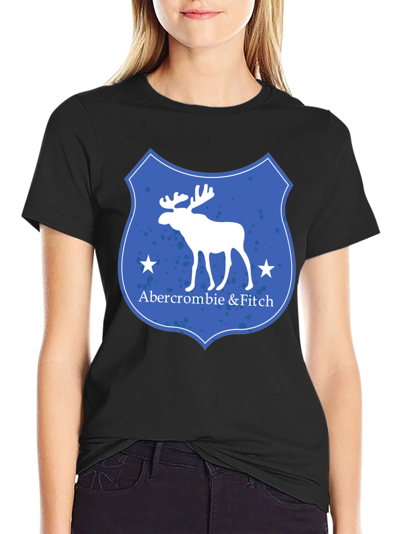 Abercrombie & Fitch Moose Logo Tee