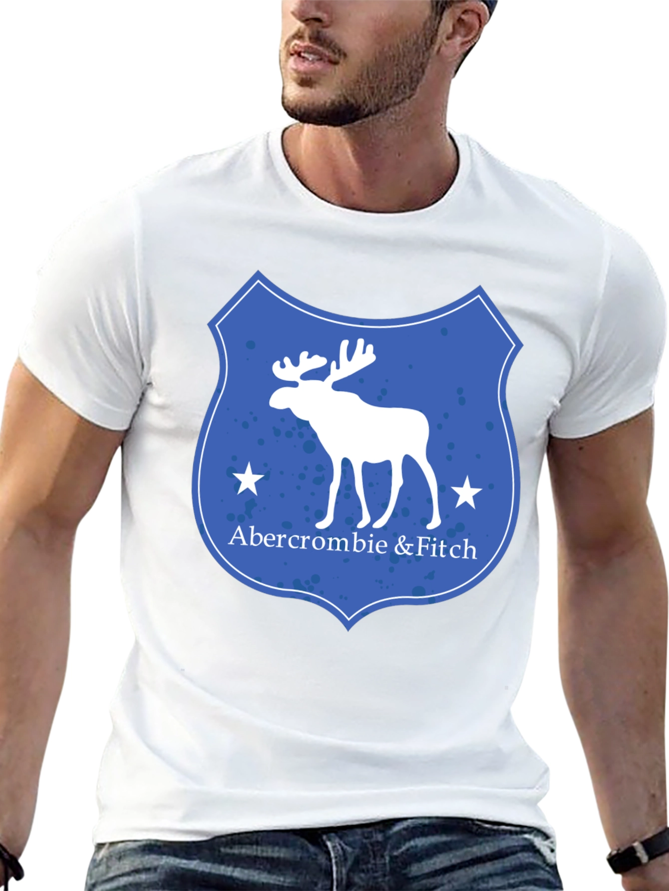 Abercrombie & Fitch Moose Logo Tee