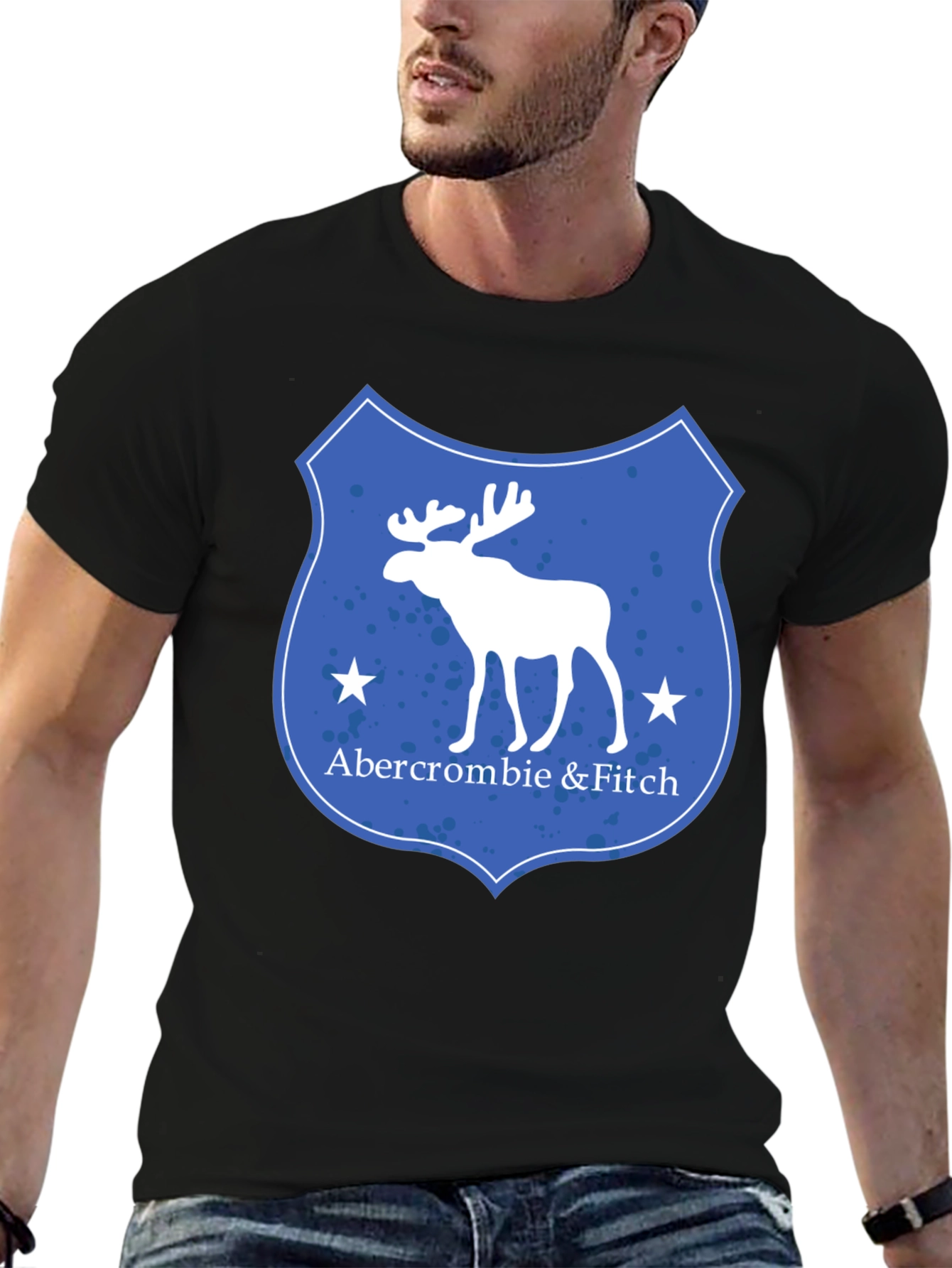 Abercrombie & Fitch Moose Logo Tee