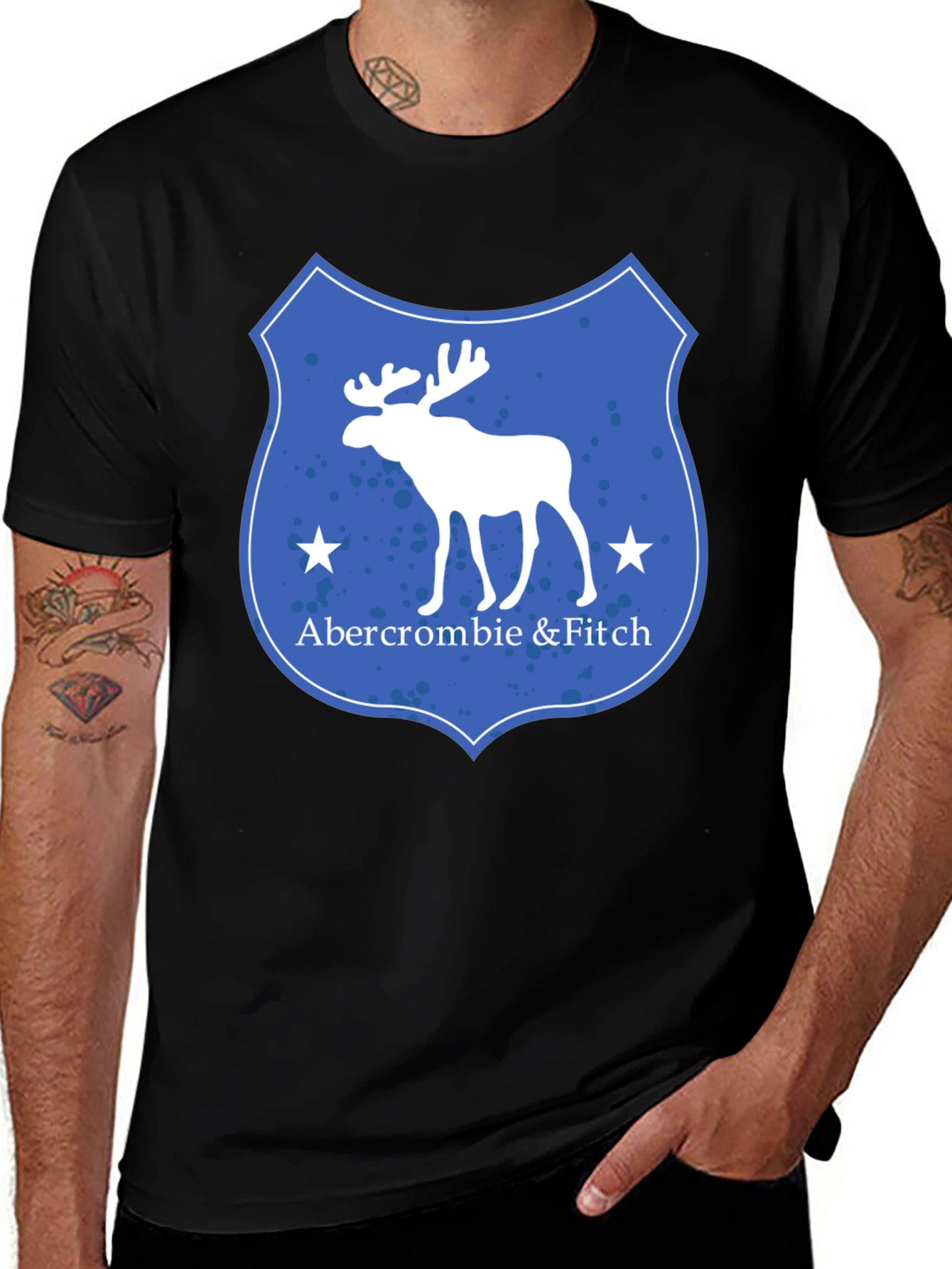 Abercrombie & Fitch Moose Logo Tee