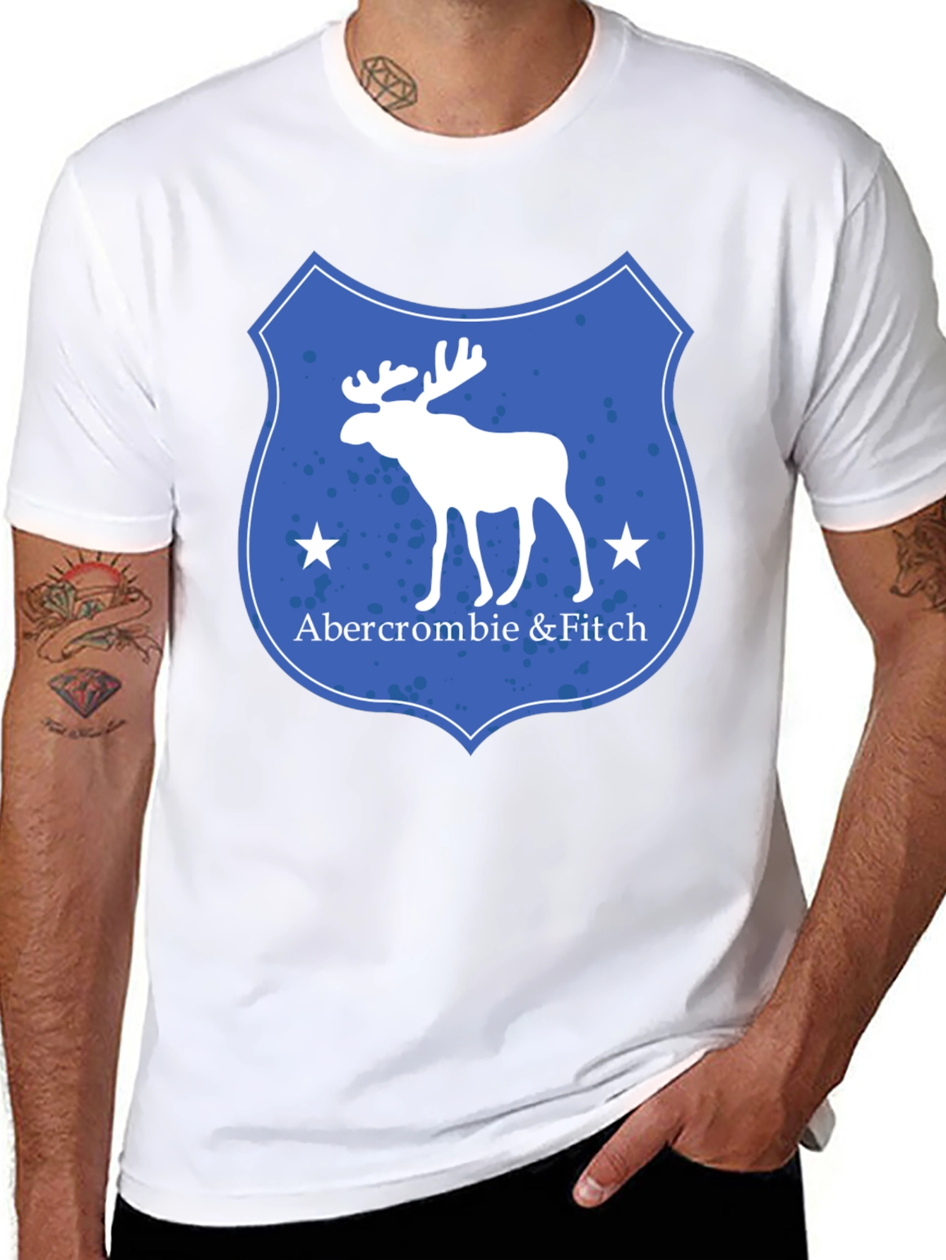 Abercrombie & Fitch Moose Logo Tee