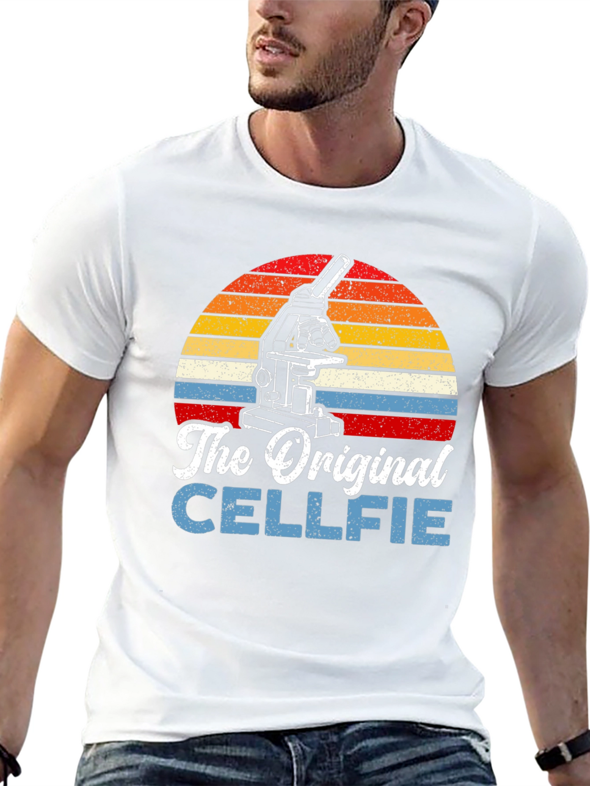 The Original Cellfie T-Shirt Microscope Science Tee