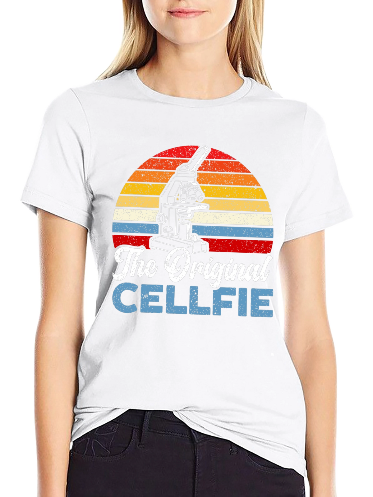 The Original Cellfie T-Shirt Microscope Science Tee