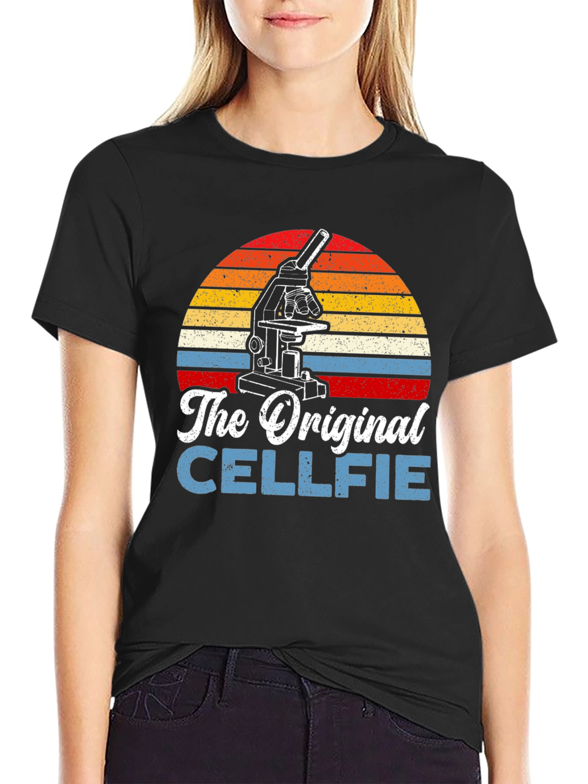 The Original Cellfie T-Shirt Microscope Science Tee