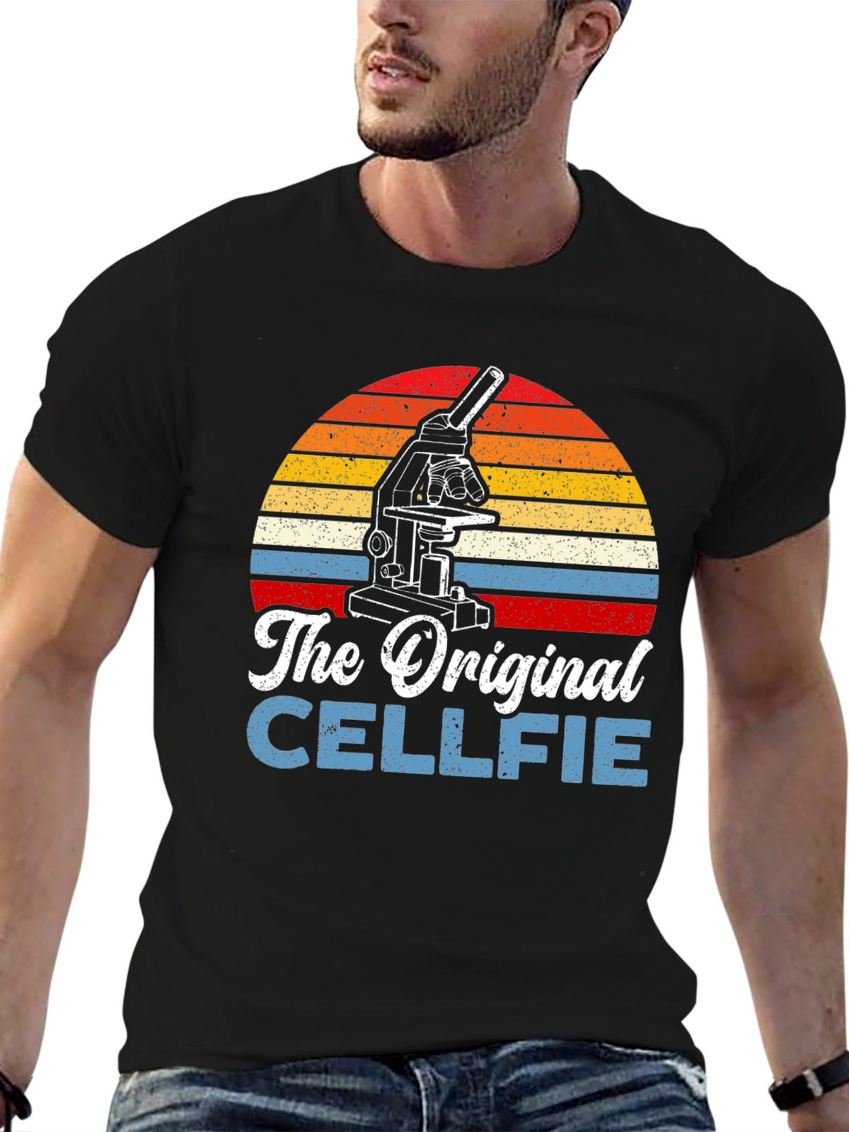 The Original Cellfie T-Shirt Microscope Science Tee