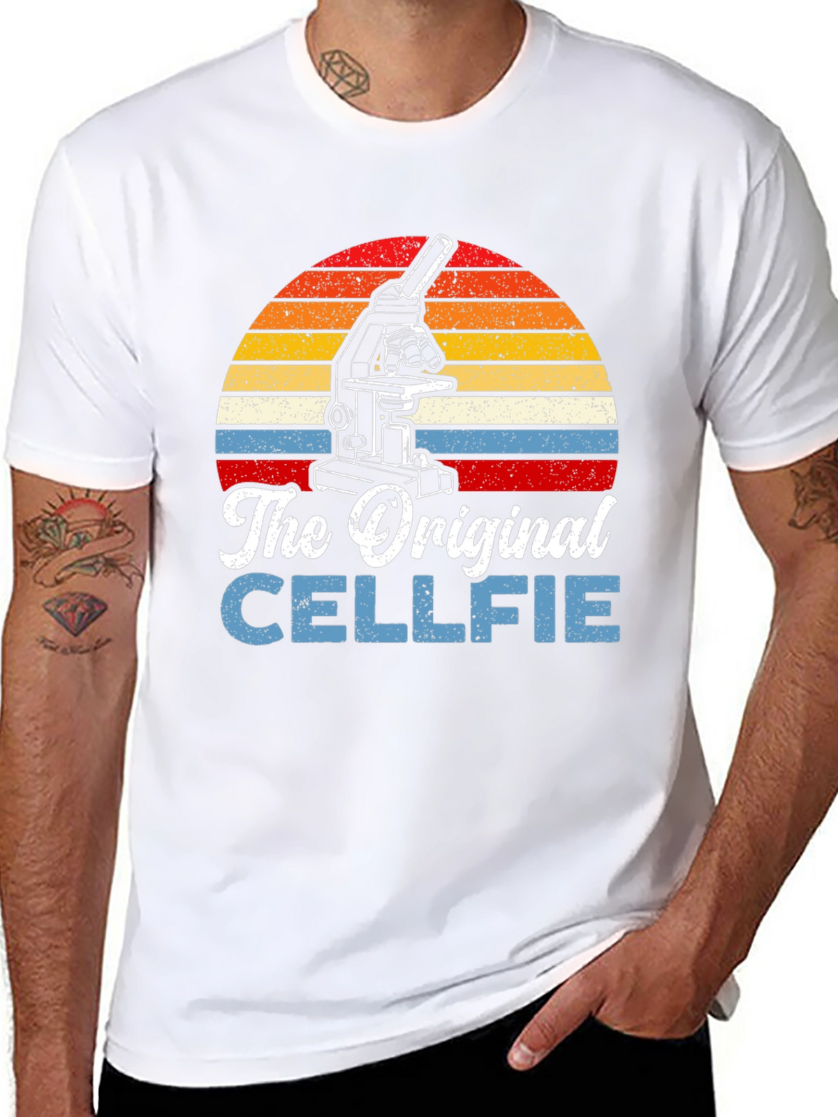 The Original Cellfie T-Shirt Microscope Science Tee