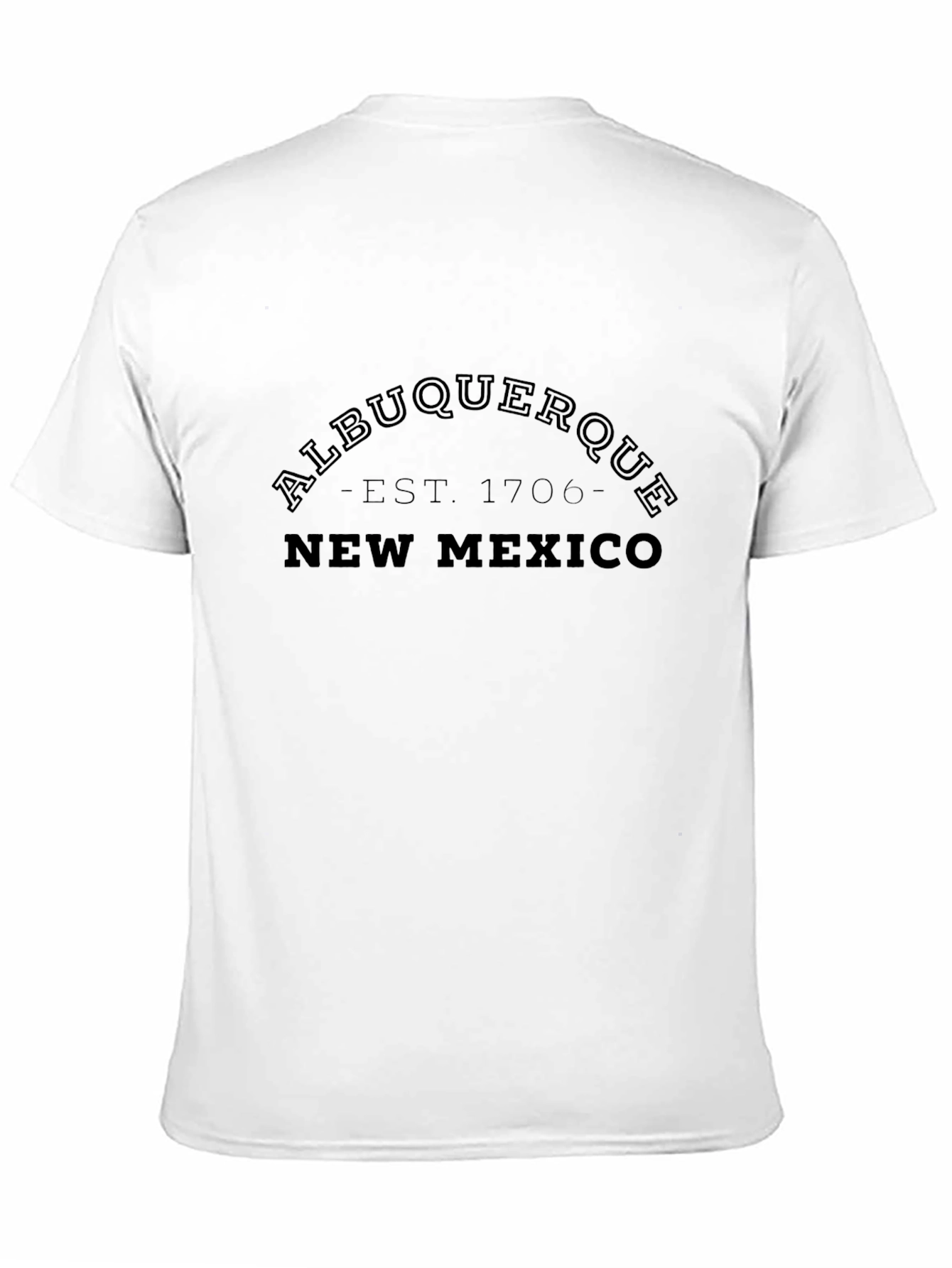 Albuquerque New Mexico Black Graphic Tee