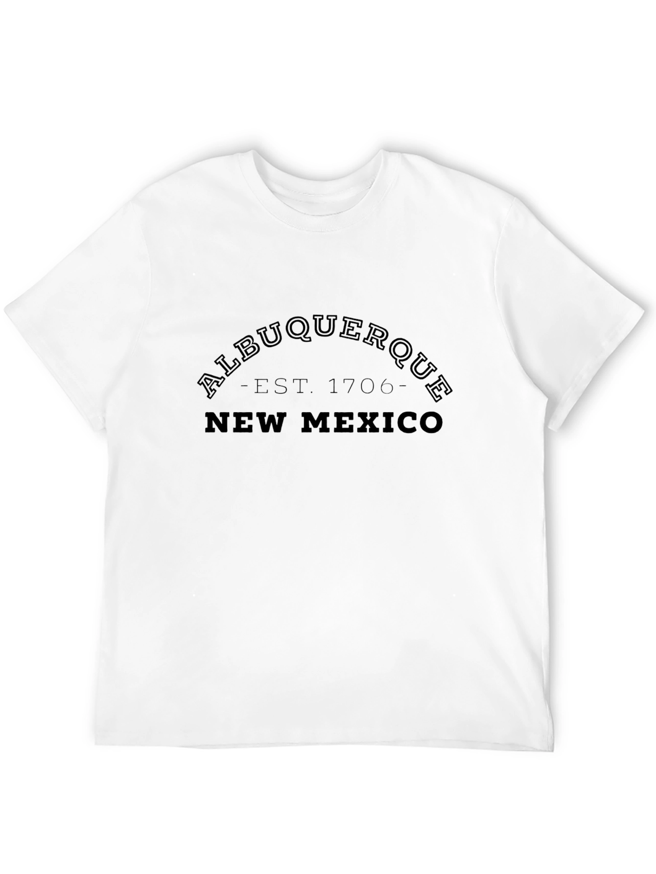 Albuquerque New Mexico Black Graphic Tee