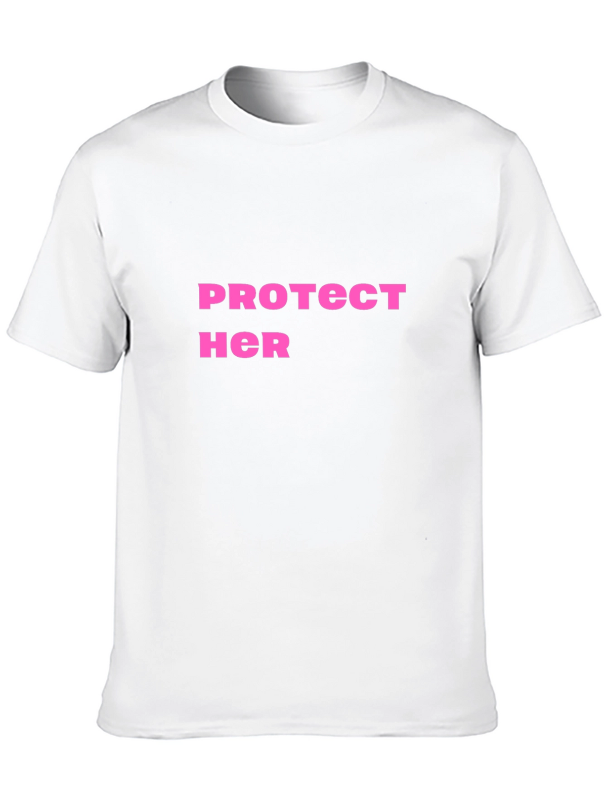 Protect Her Graphic Tee - Black Cotton Shirt
