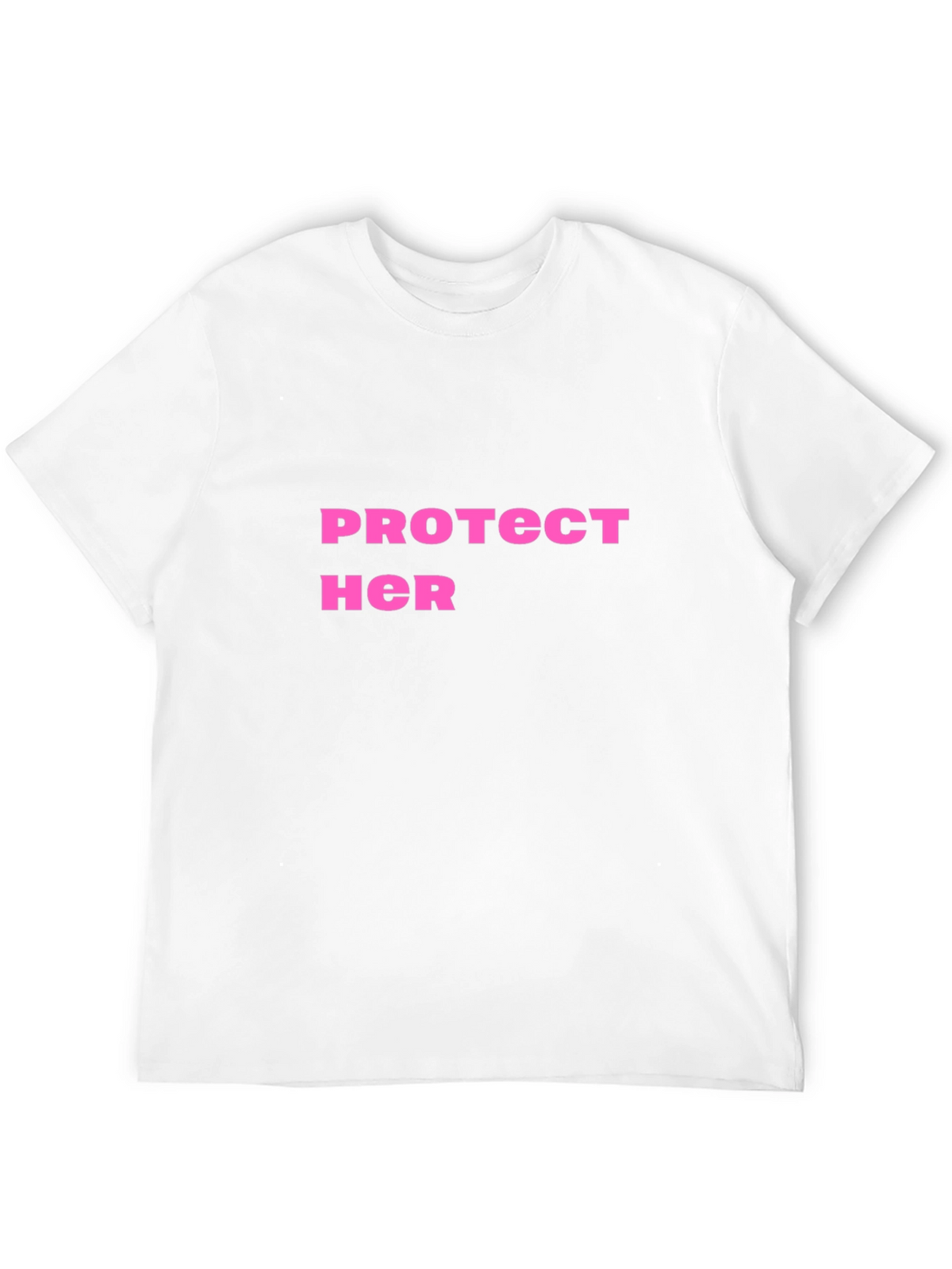 Protect Her Graphic Tee - Black Cotton Shirt