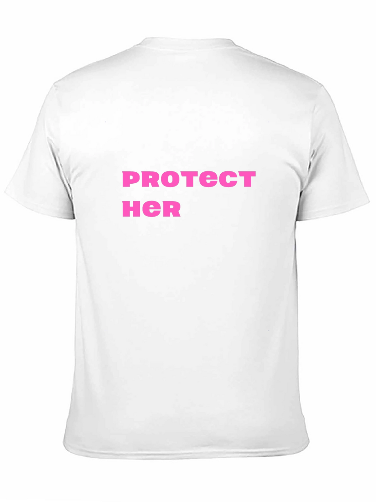 Protect Her Graphic Tee - Black Cotton Shirt