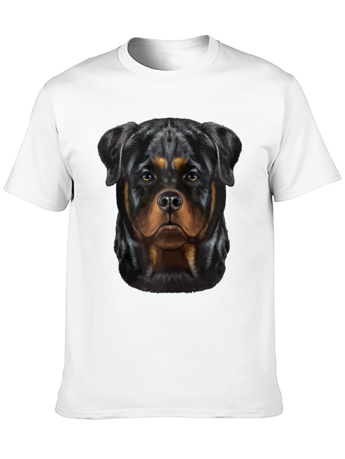 Rottweiler Dog Graphic Tee - Black T-Shirt
