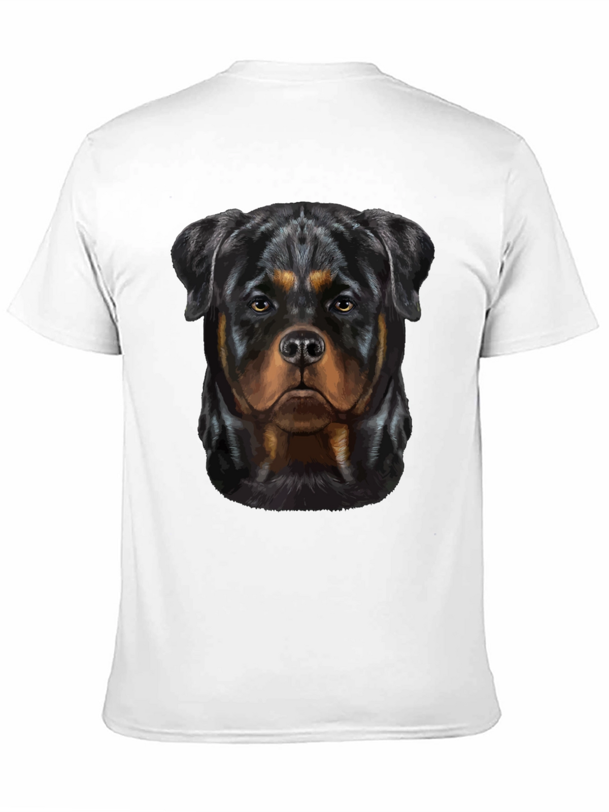 Rottweiler Dog Graphic Tee - Black T-Shirt