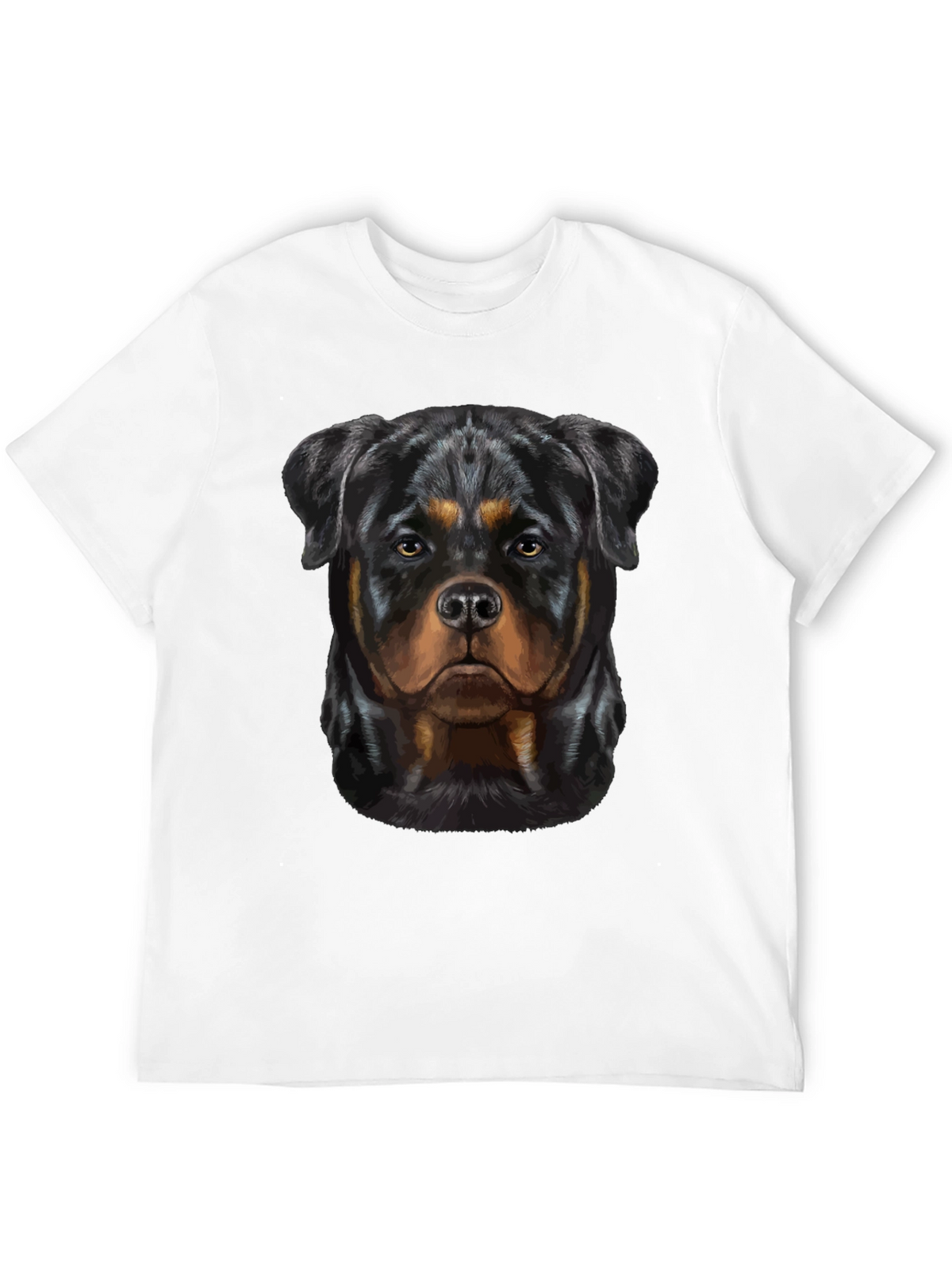 Rottweiler Dog Graphic Tee - Black T-Shirt