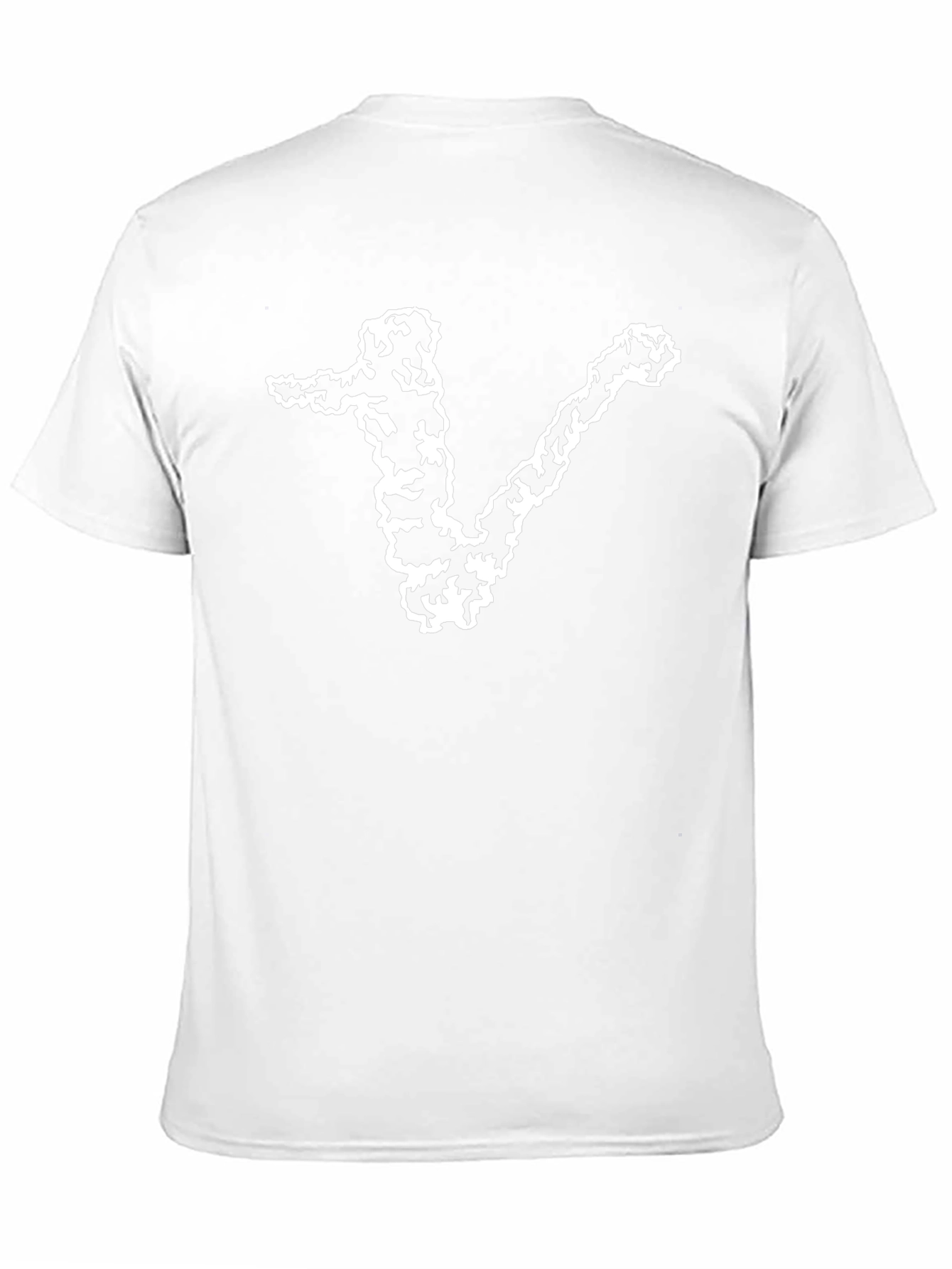 Abstract V Graphic Black T-Shirt - Stylish Casual Wear