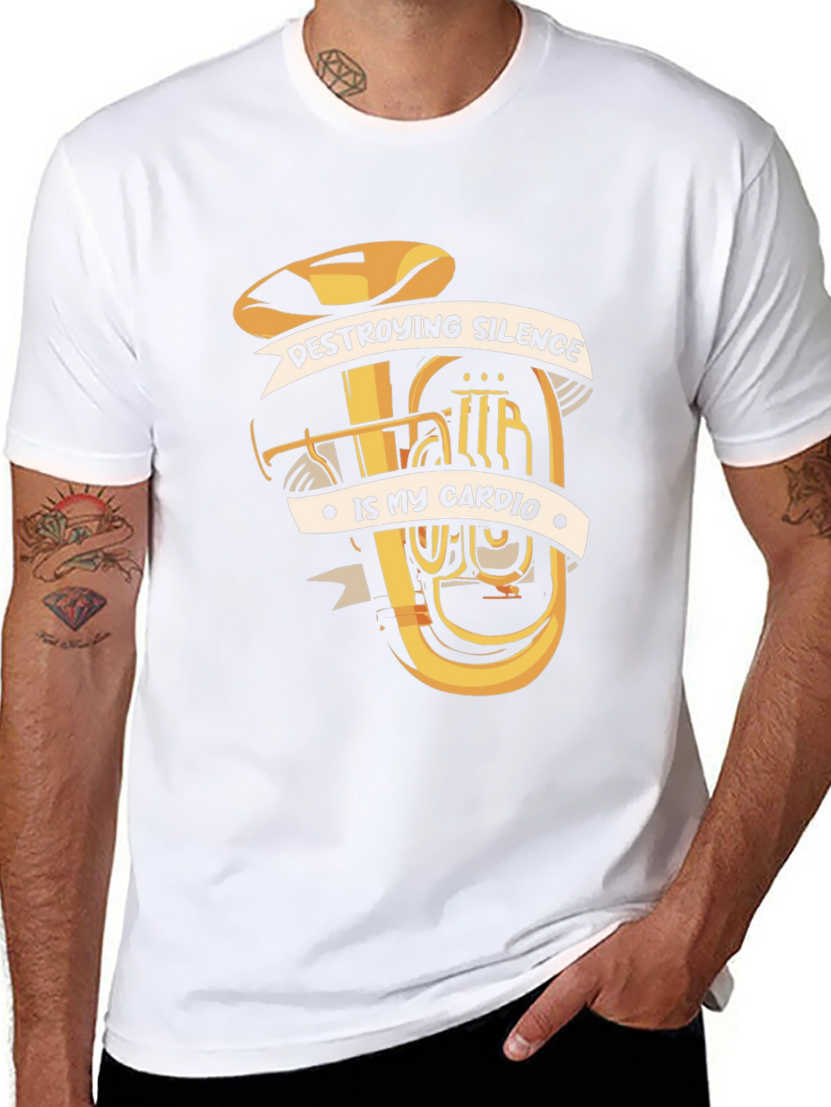 Destroying Silence Tuba T-Shirt