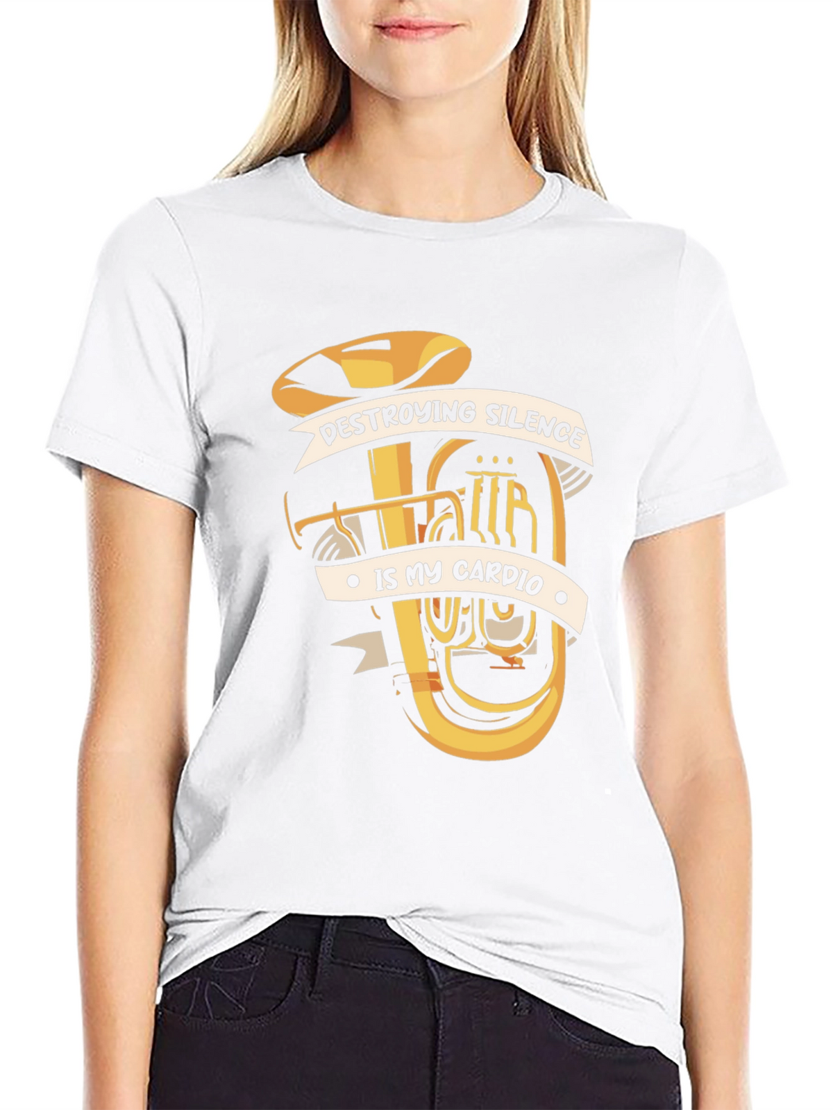 Destroying Silence Tuba T-Shirt