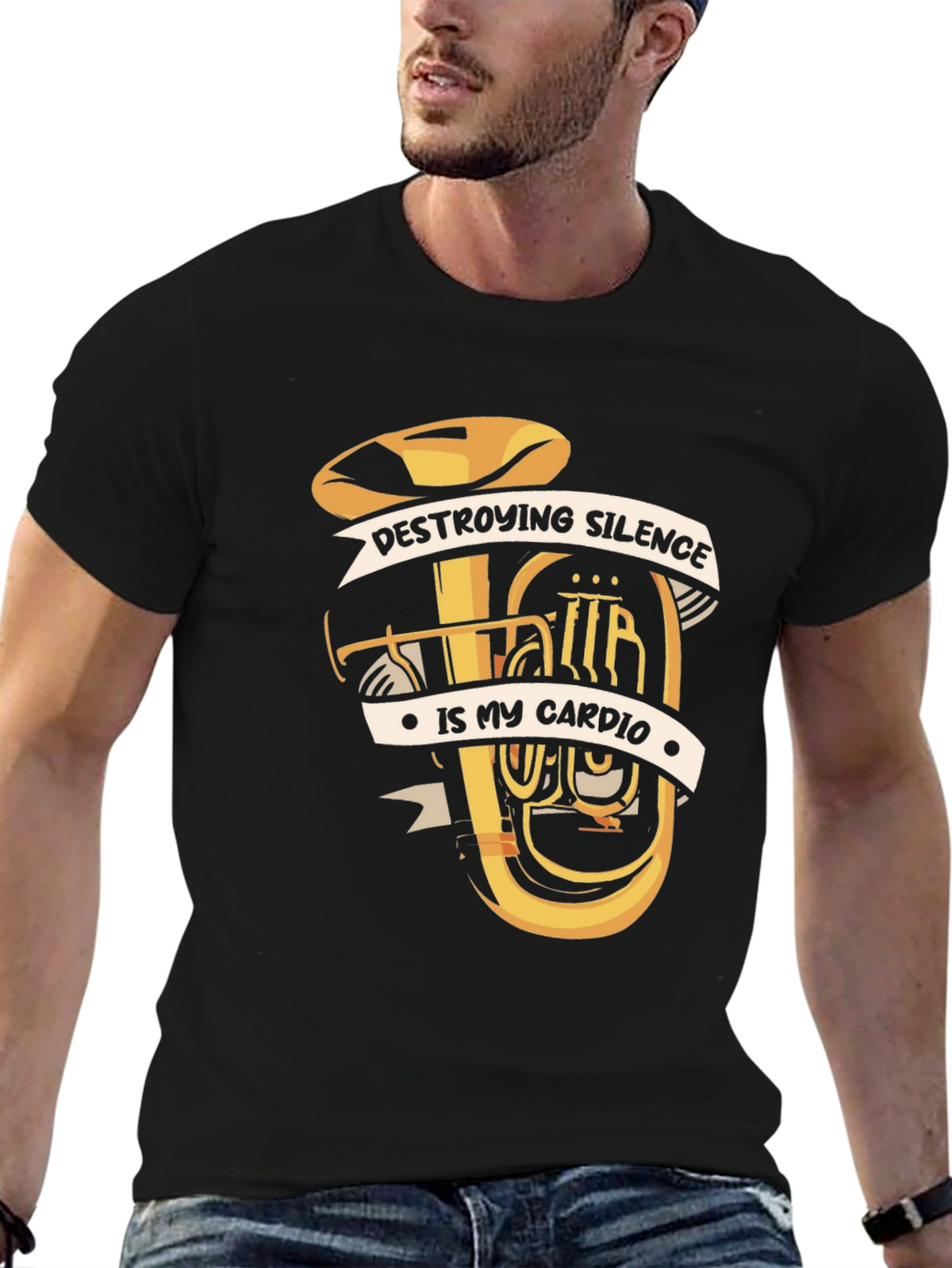 Destroying Silence Tuba T-Shirt