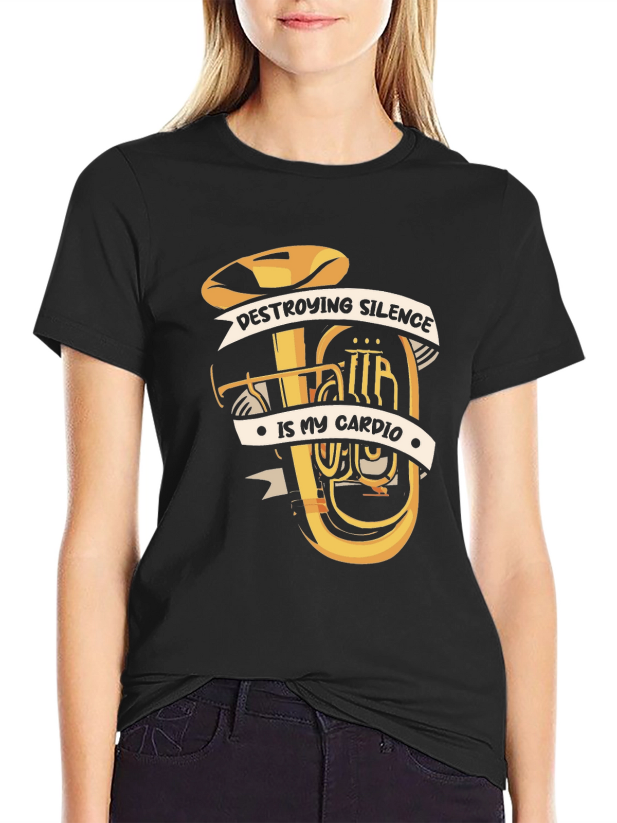 Destroying Silence Tuba T-Shirt