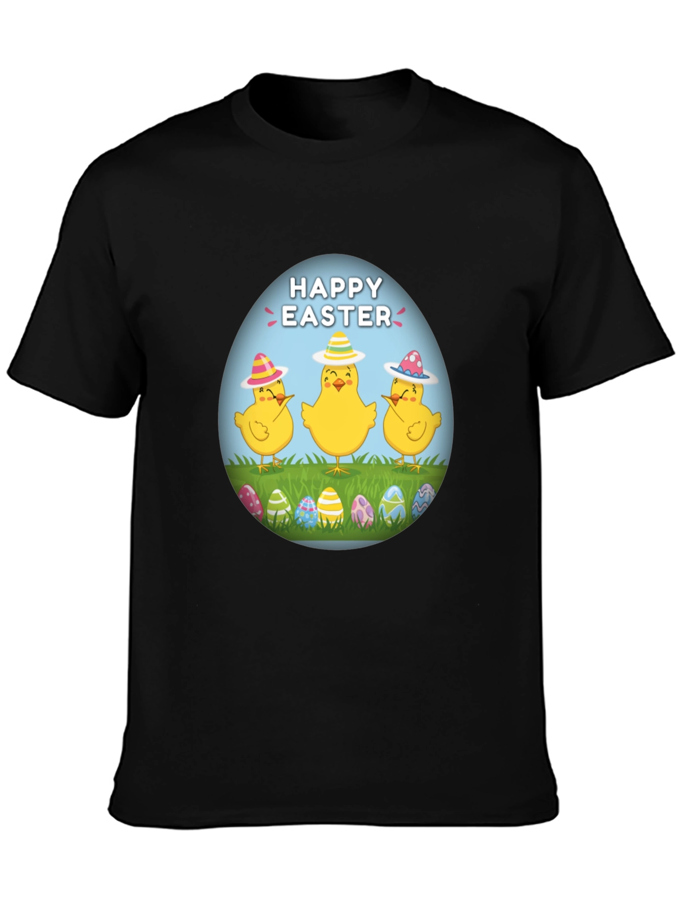 Happy Easter Chick T-Shirt - Fun Easter Apparel