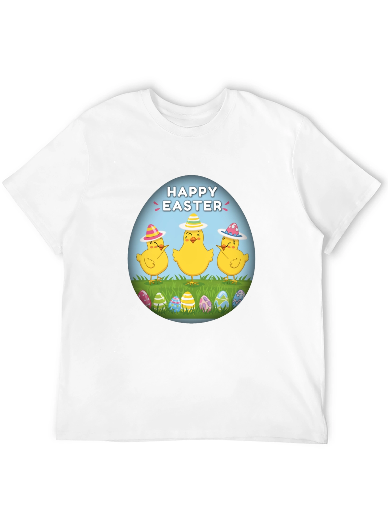 Happy Easter Chick T-Shirt - Fun Easter Apparel