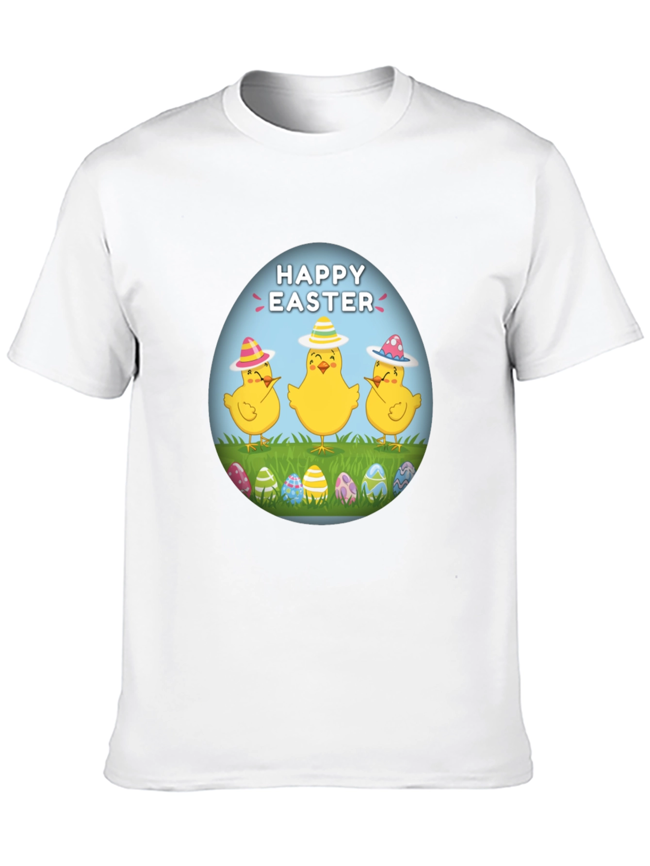 Happy Easter Chick T-Shirt - Fun Easter Apparel