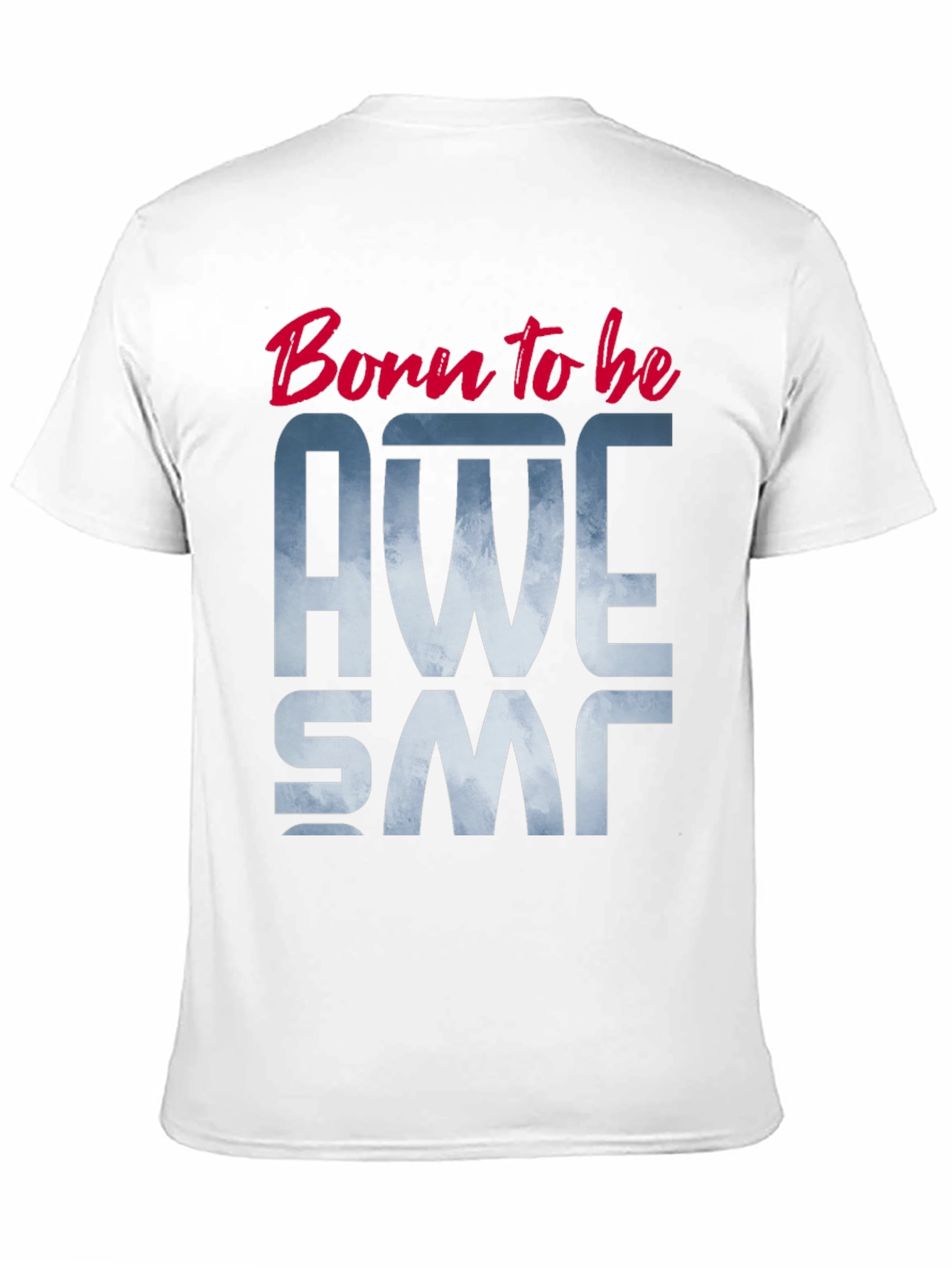 Born to be Awesome Black Graphic Tee