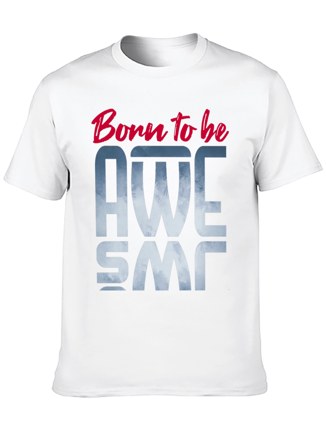 Born to be Awesome Black Graphic Tee