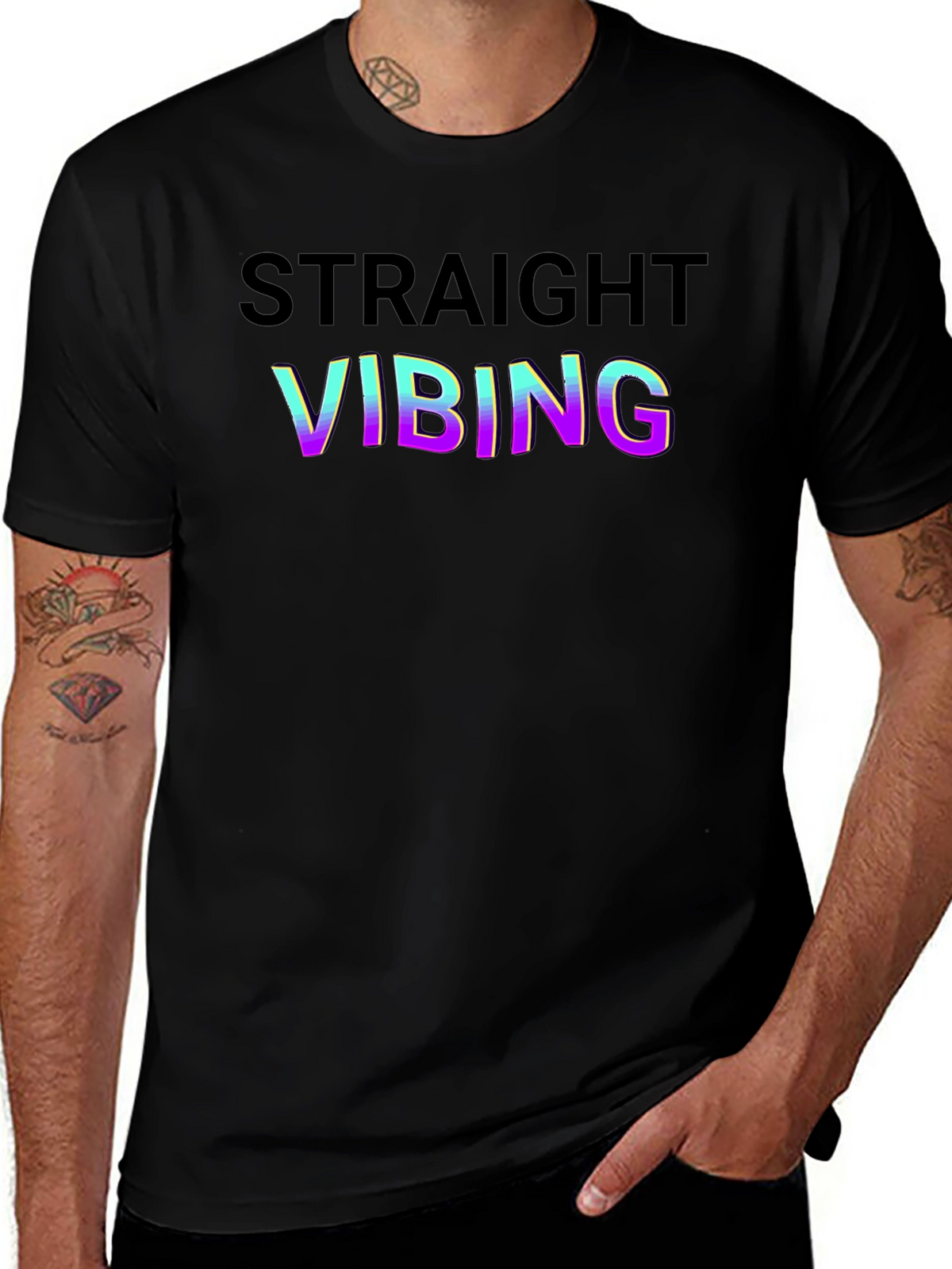 Straight Vibing Graphic Tee