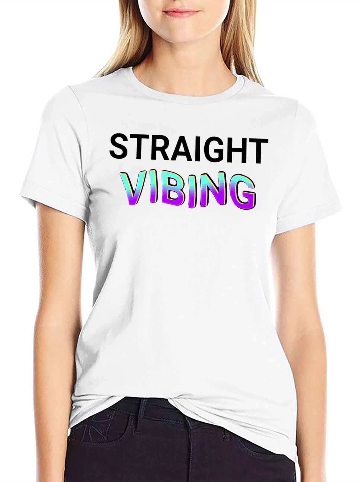Straight Vibing Graphic Tee