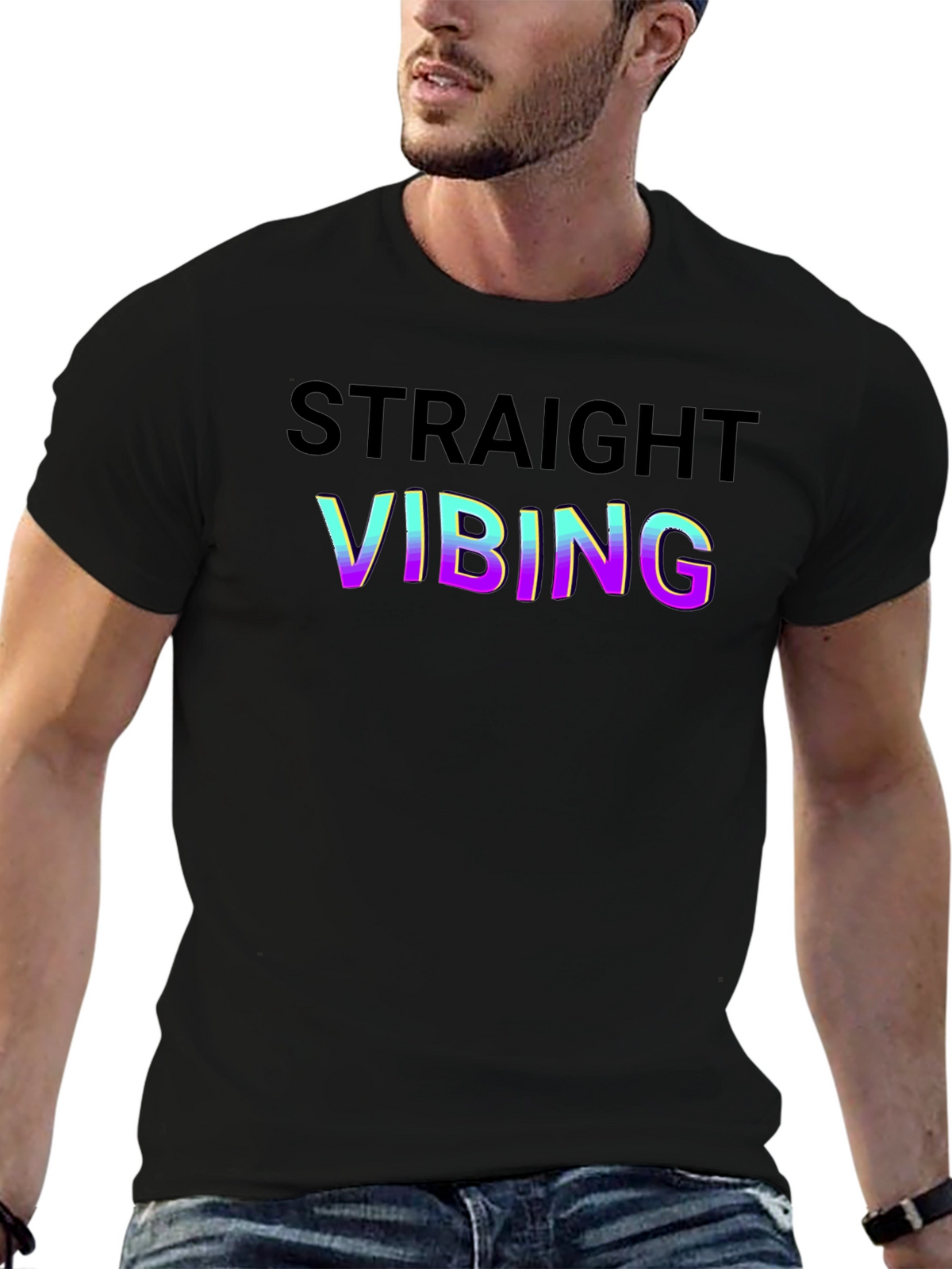 Straight Vibing Graphic Tee