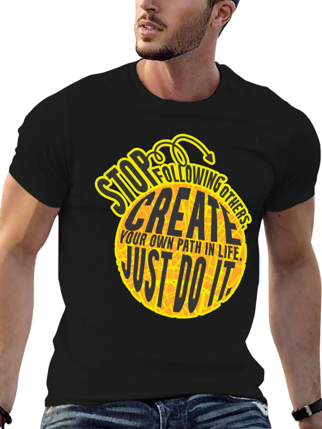 Motivational Graphic T-Shirt - Create Your Path