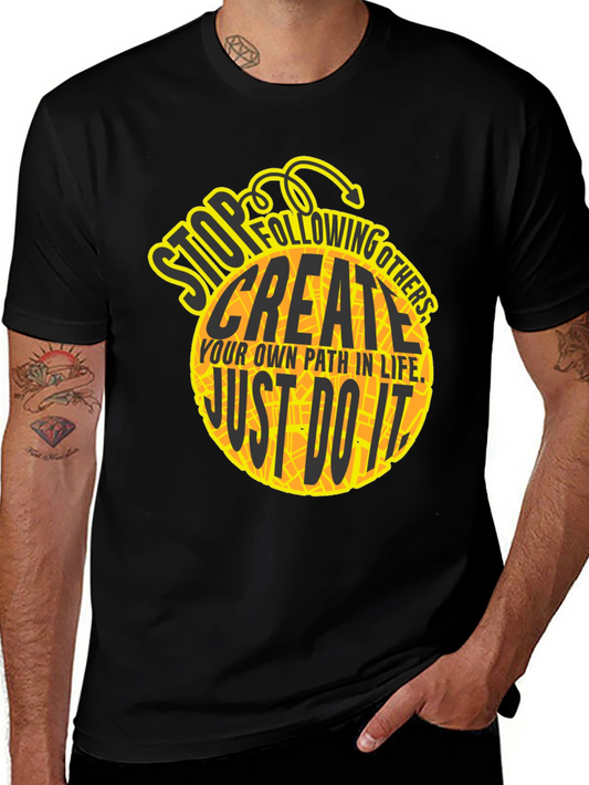 Motivational Graphic T-Shirt - Create Your Path
